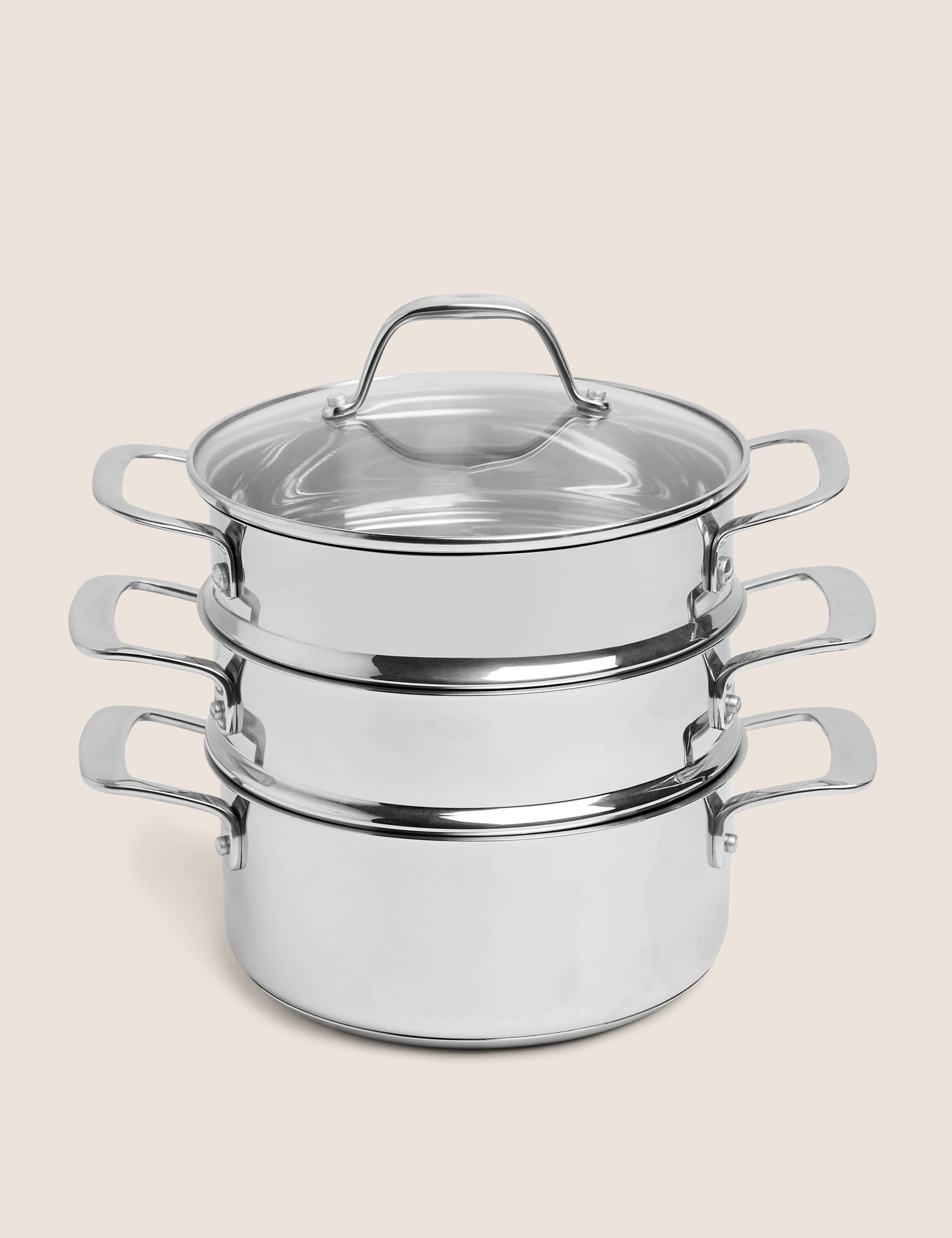 Stainless Steel 3 Tier Steamer 1 of 3