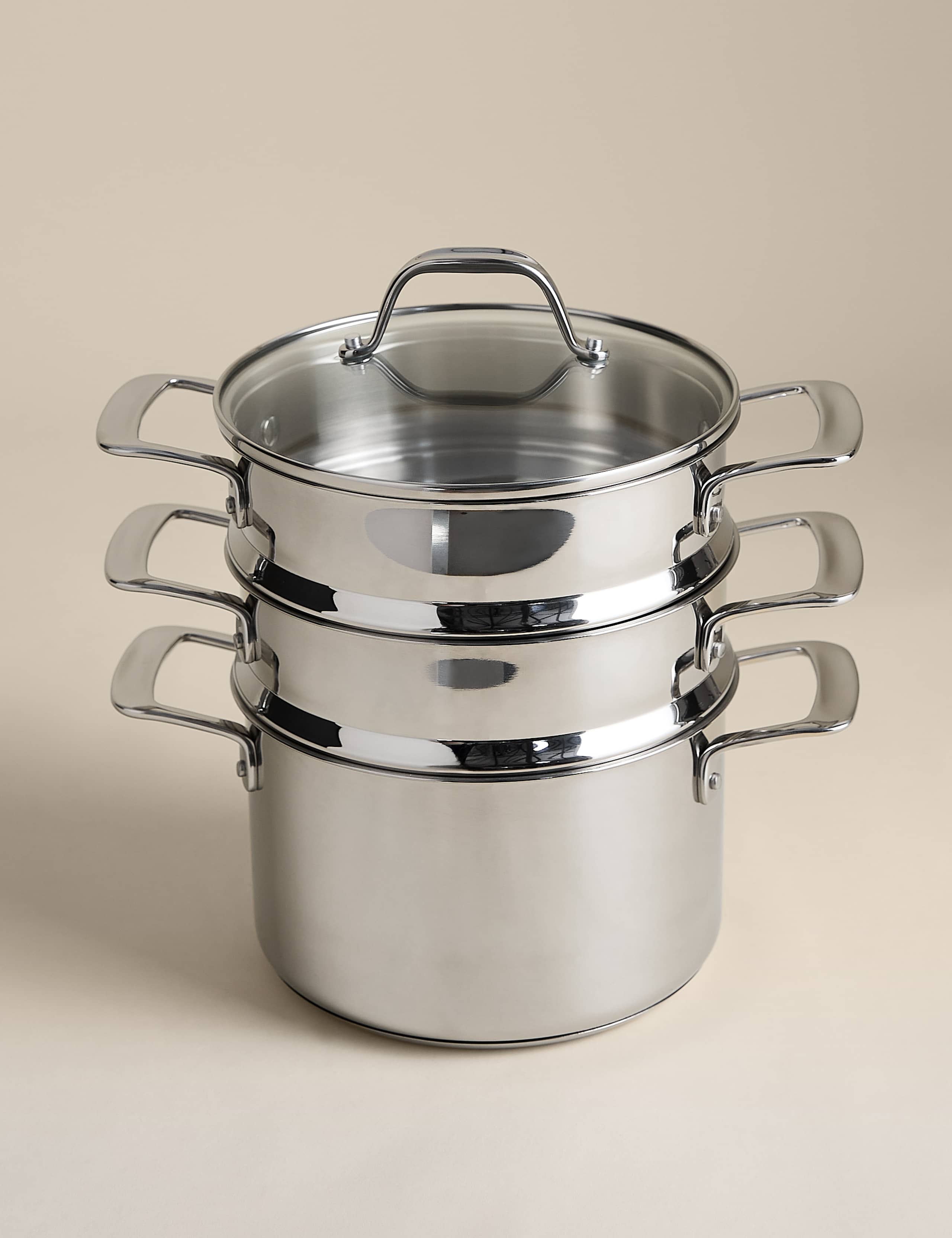 Stainless Steel 3 Tier Steamer 1 of 3