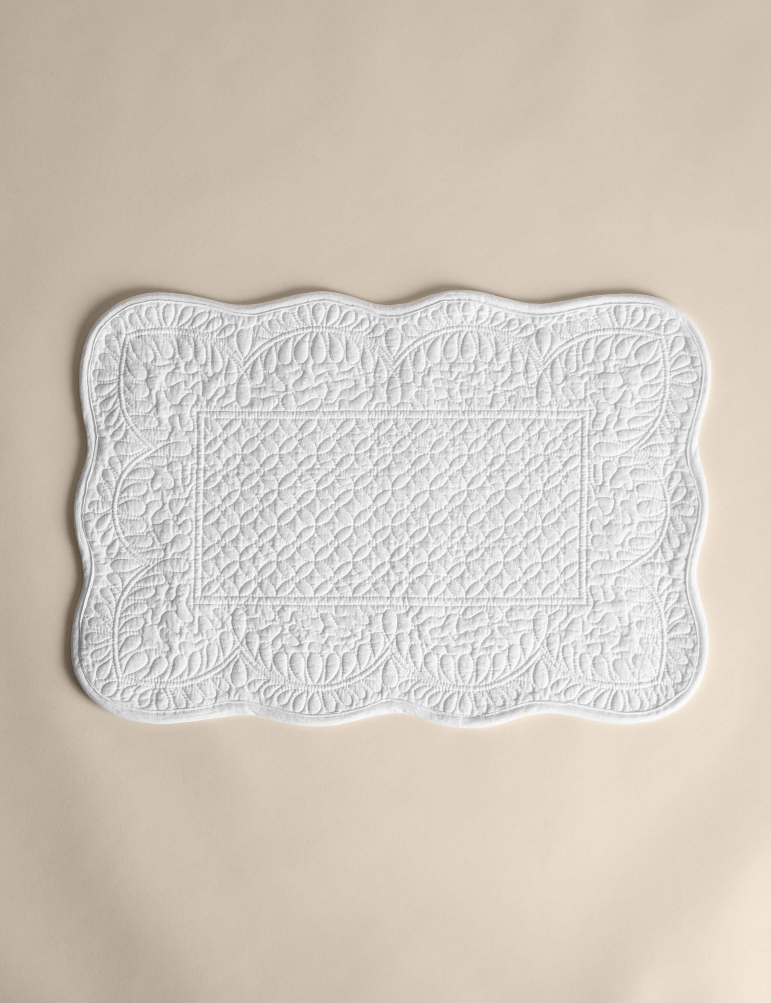 Set of 2 Pure Cotton Quilted Placemats 3 of 5