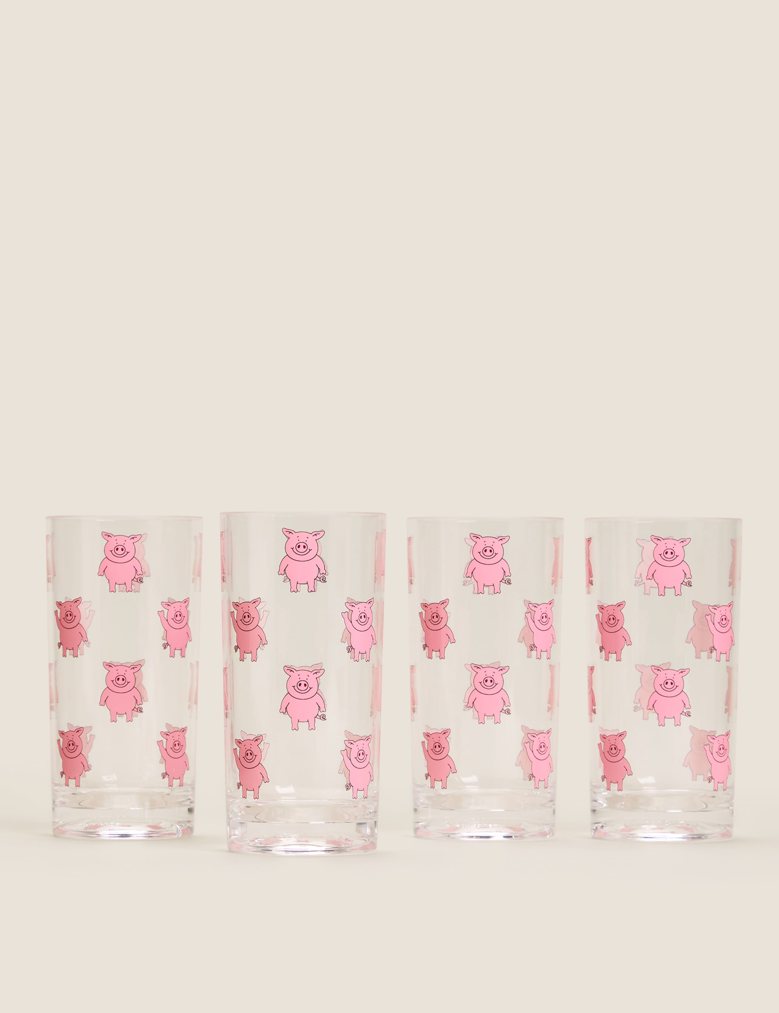 Set of 4 Percy Pig™ Picnic Highballs 1 of 3