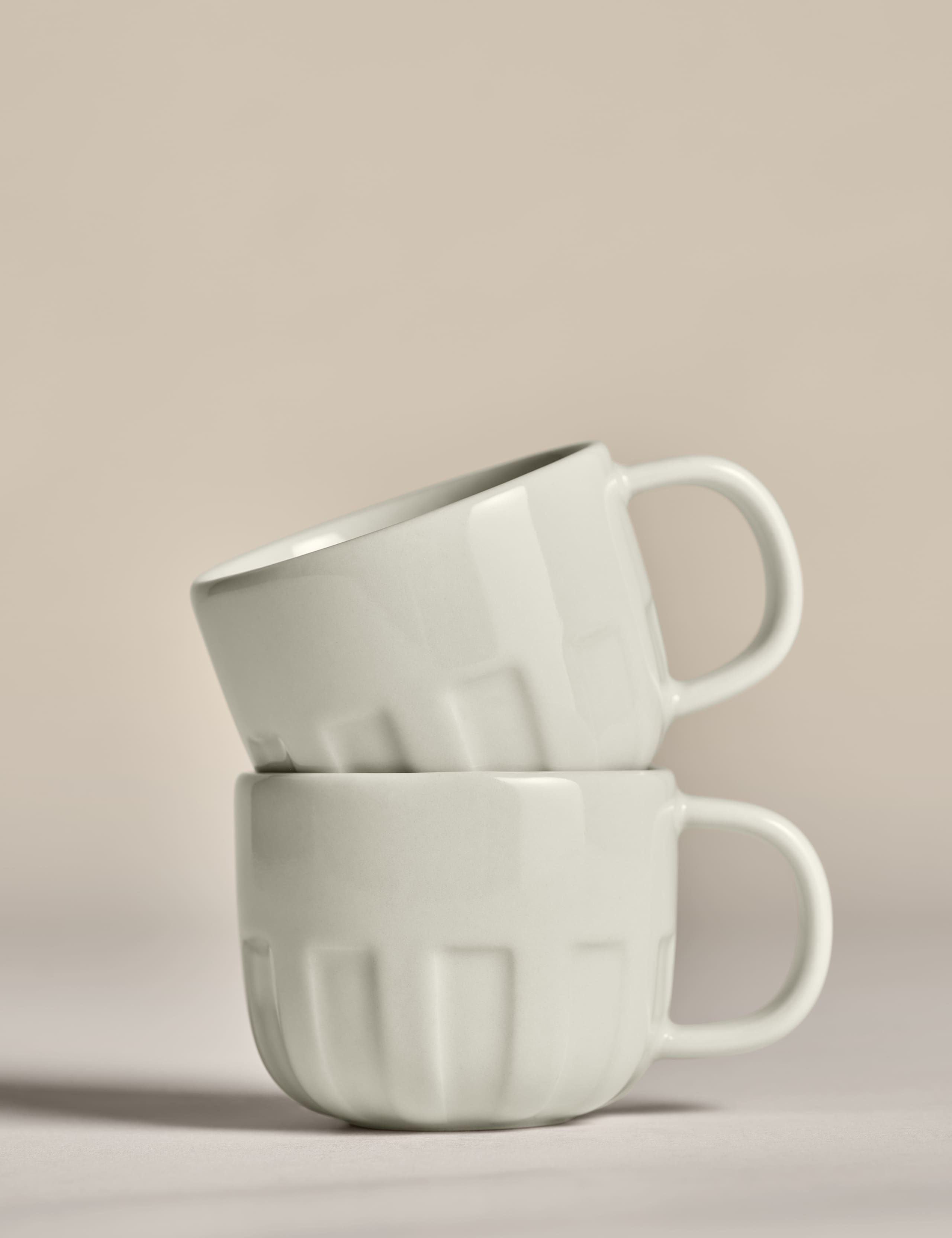 Set of 2 Textured Espresso Cups 2 of 6