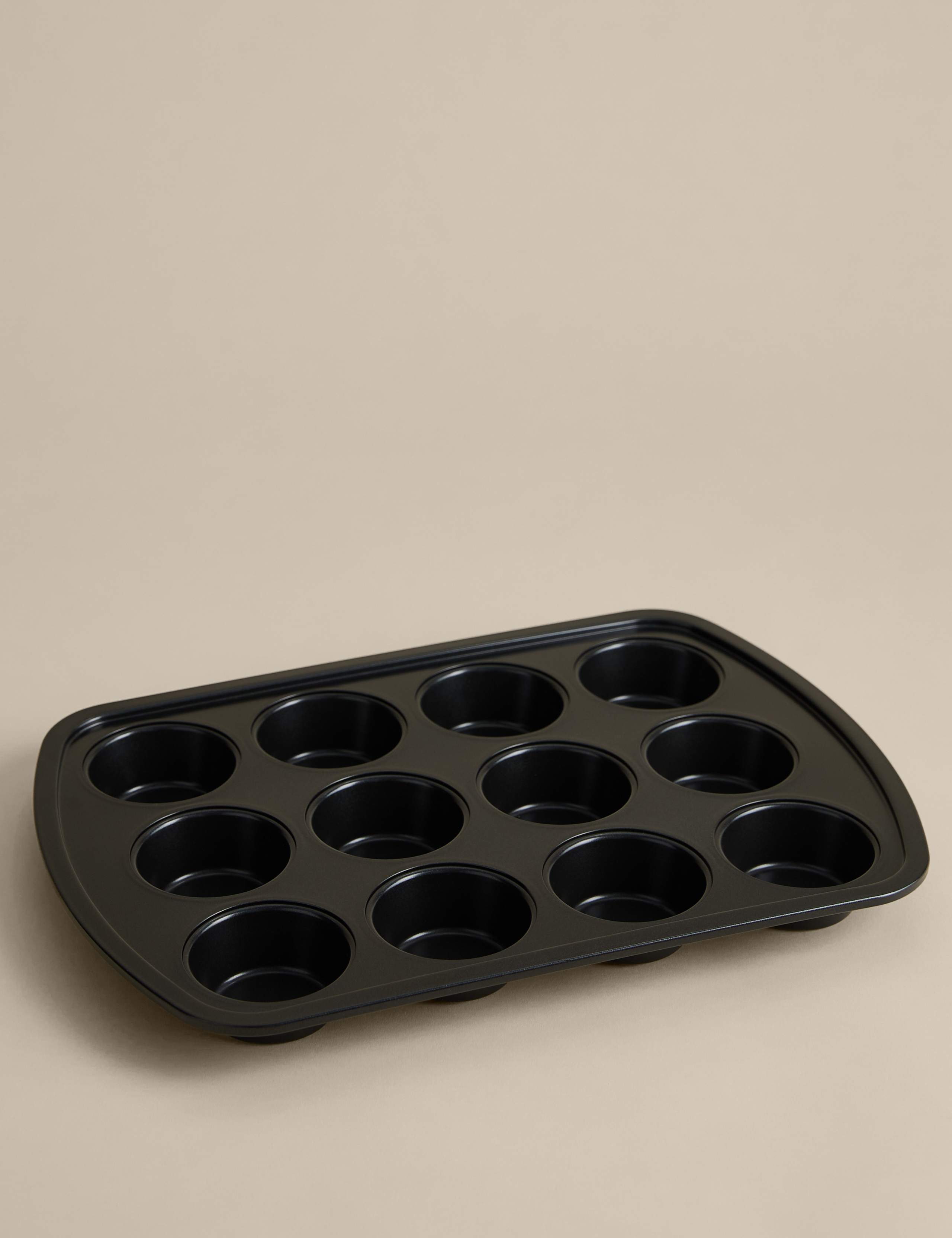 Carbon Steel 12 Cup Non-Stick Muffin Tray 3 of 3
