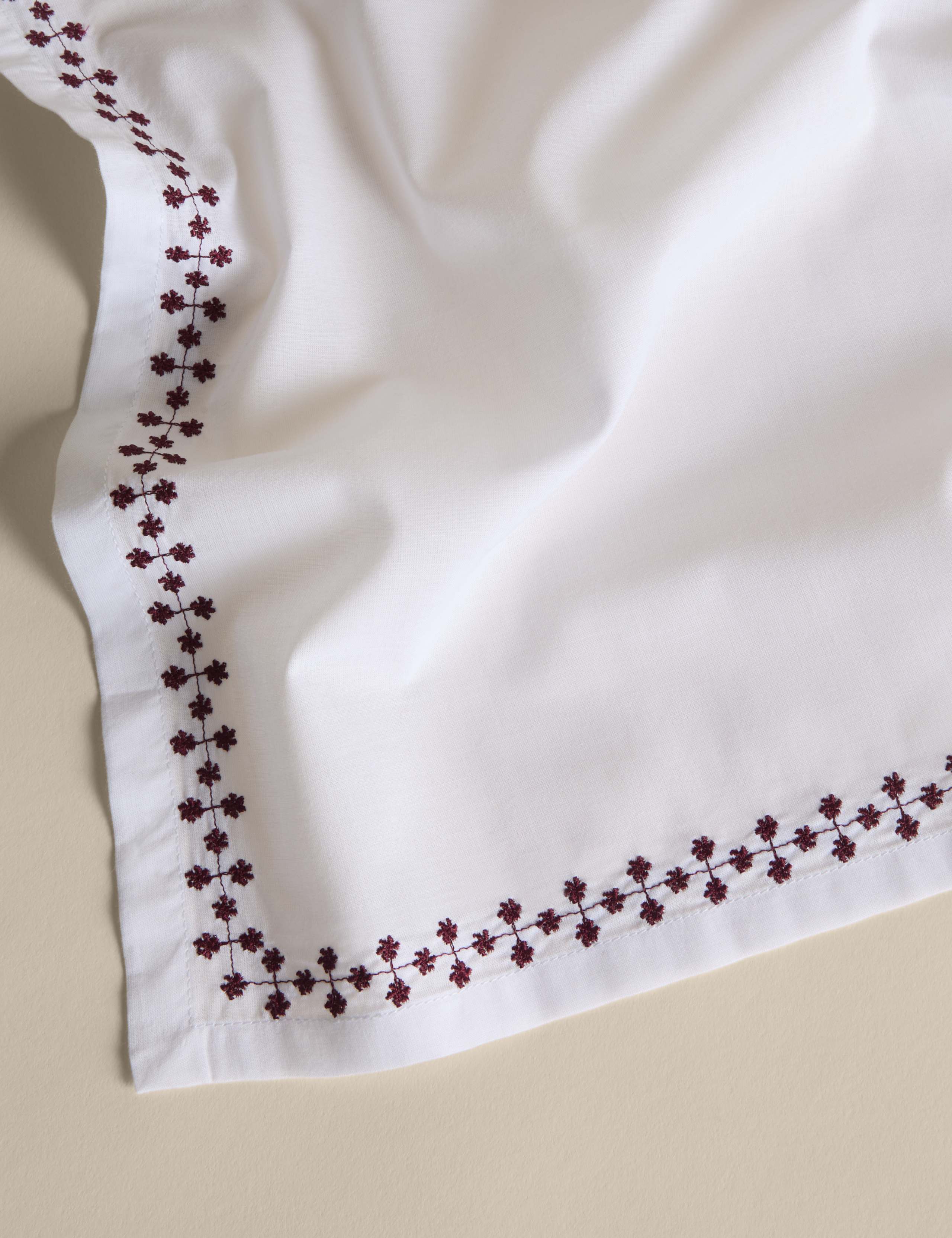 Set of 4 Pure Cotton Floral Napkins 2 of 4