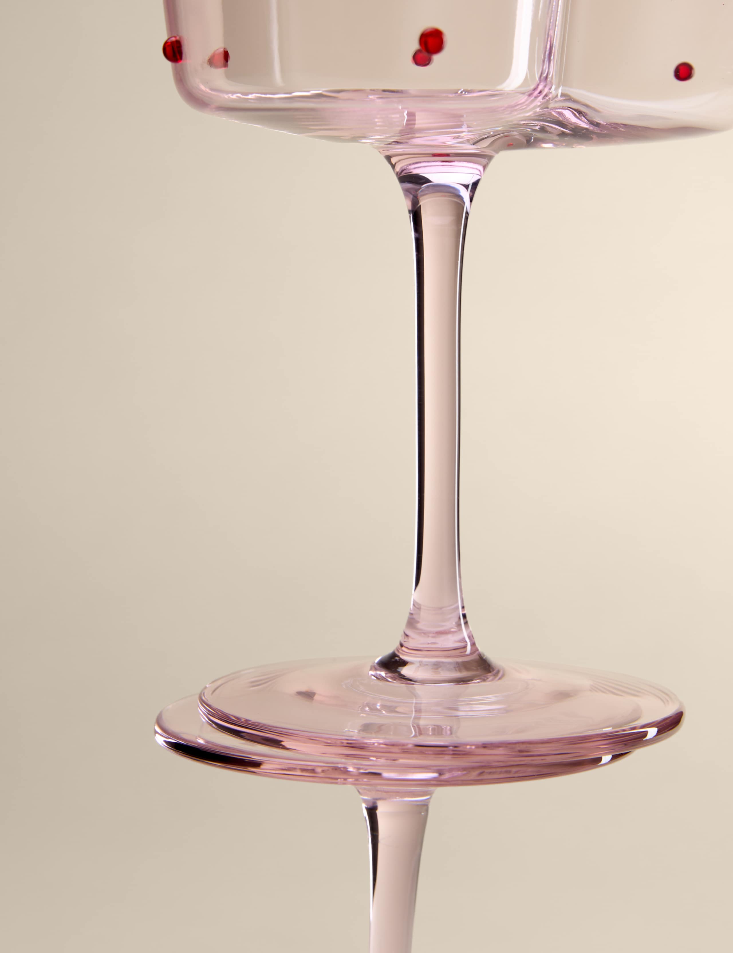 Set of 2 Heart Coupe Glasses 2 of 4