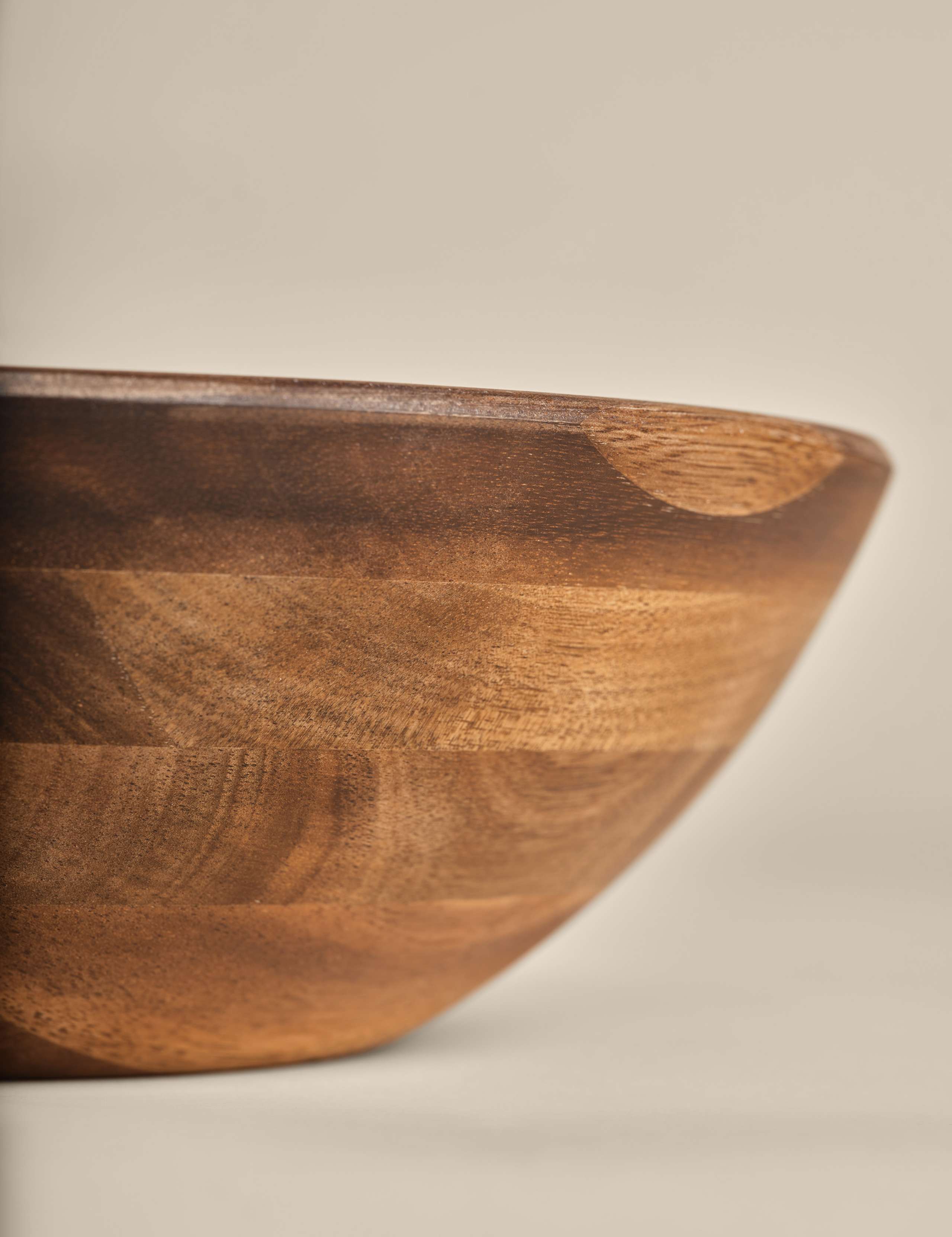 Wooden Marble Decal Serving Bowl 4 of 5