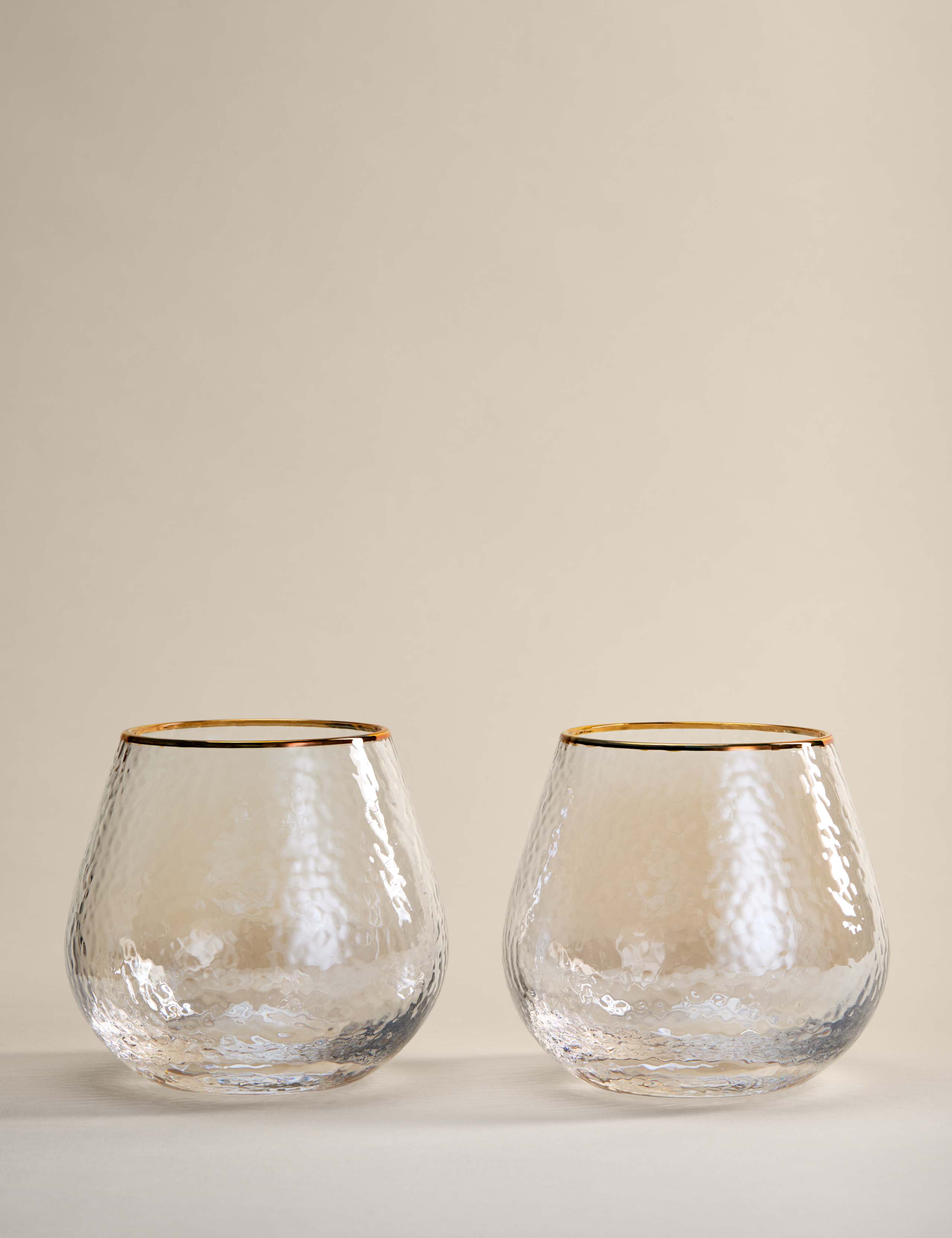 Set of 2 Hammered Lustre Tumblers 3 of 5