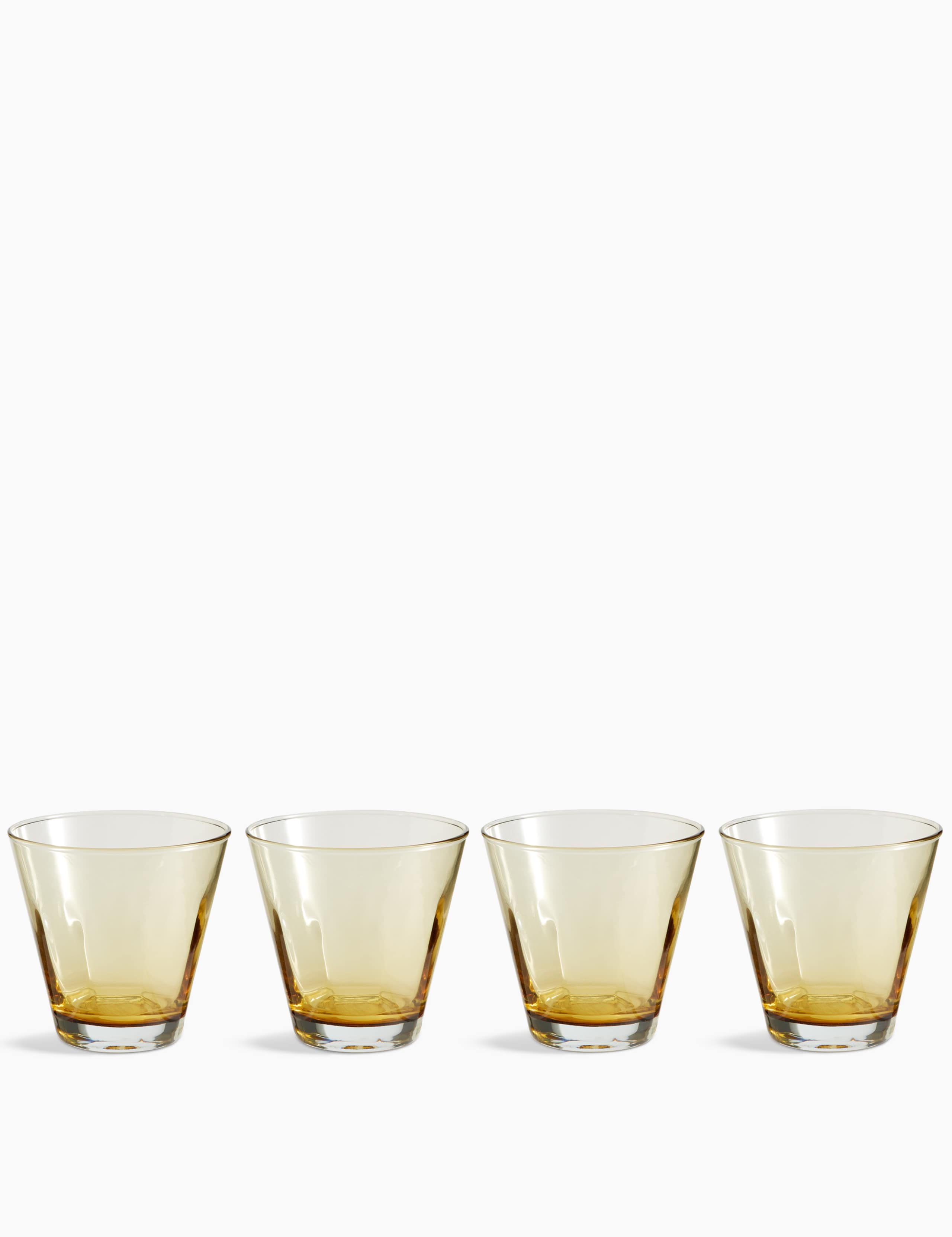 Set of 4 Coloured Glasses 1 of 2