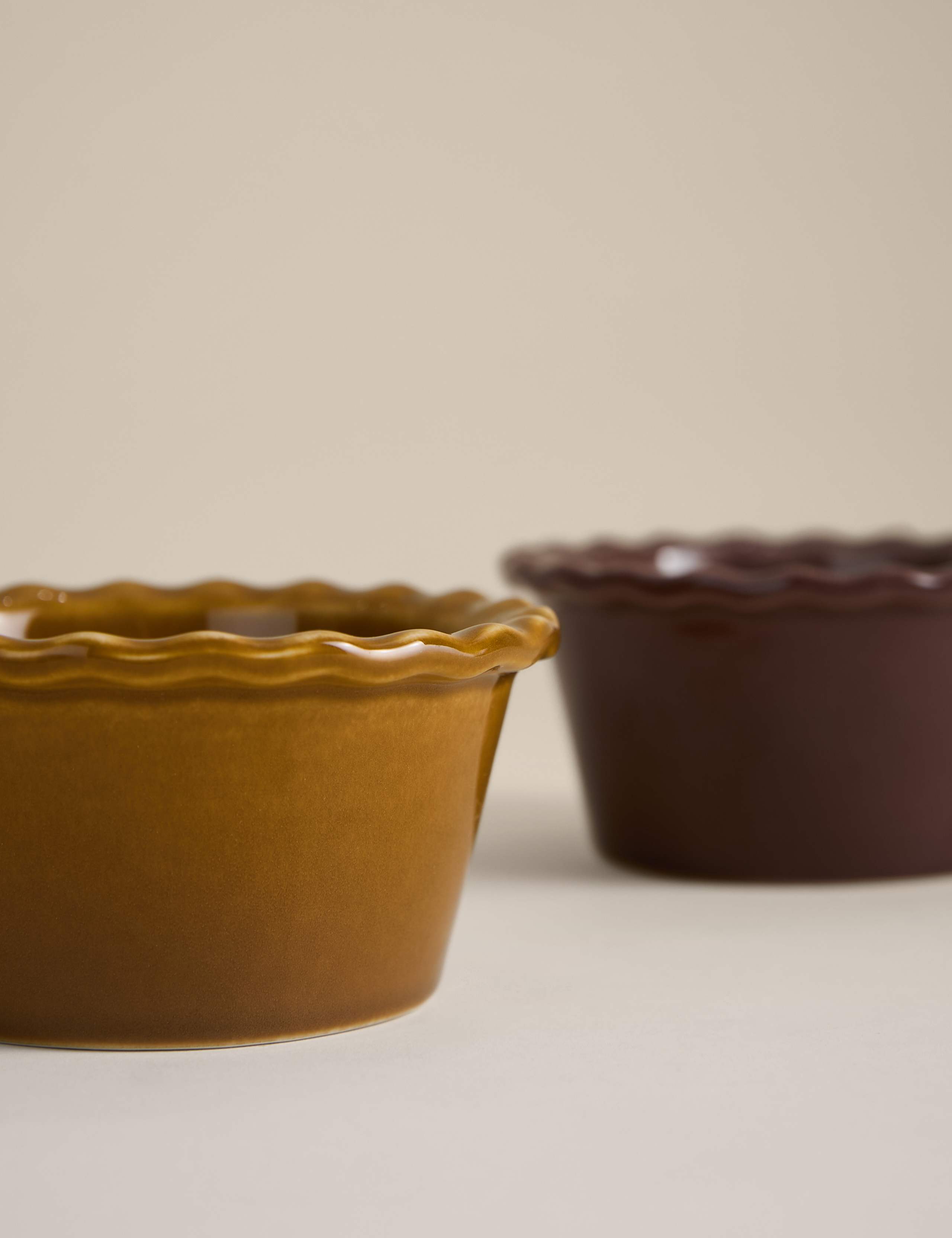 2pk Individual Ceramic Pie Dishes 3 of 4