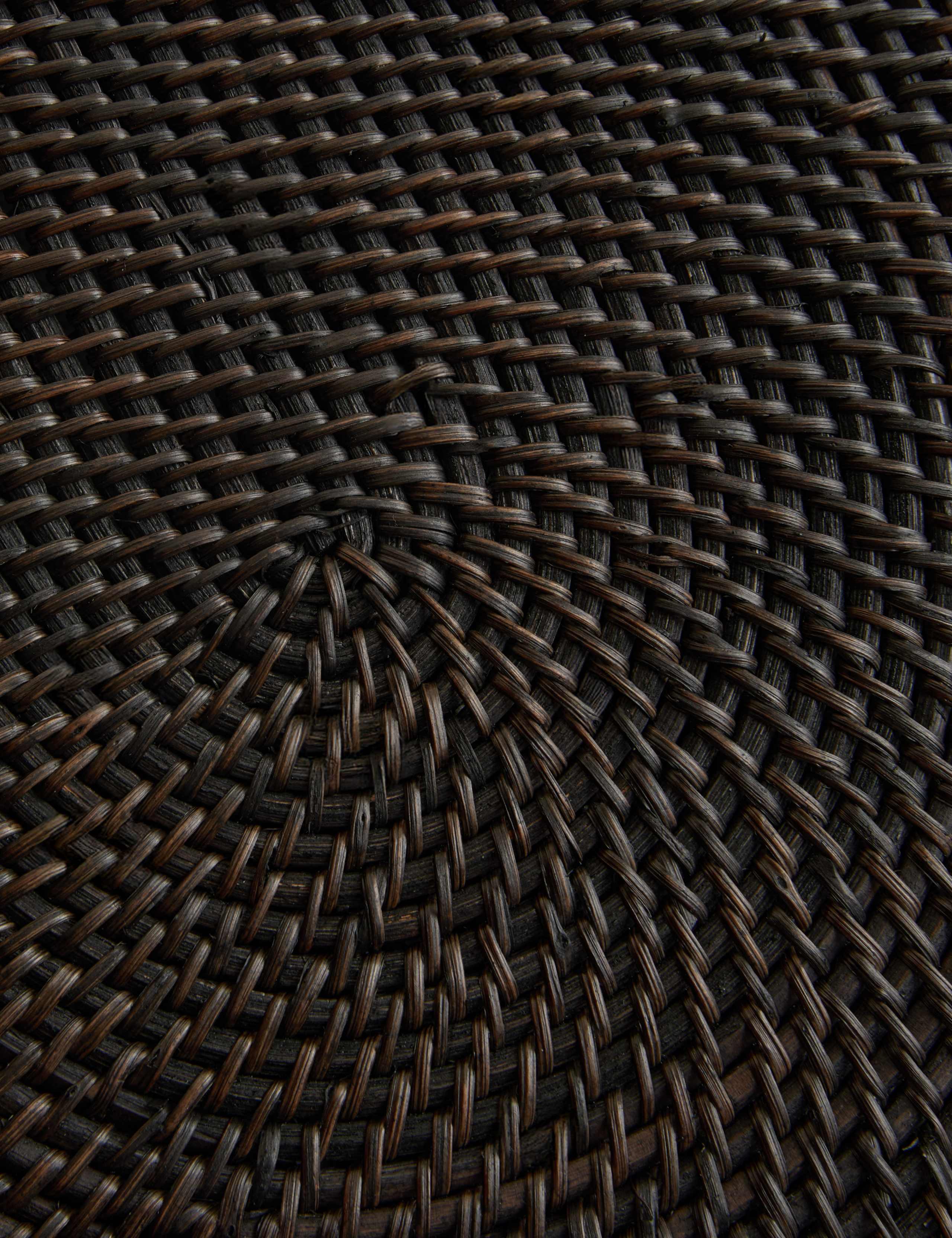 Set of 2 Rattan Oval Placemats 2 of 5