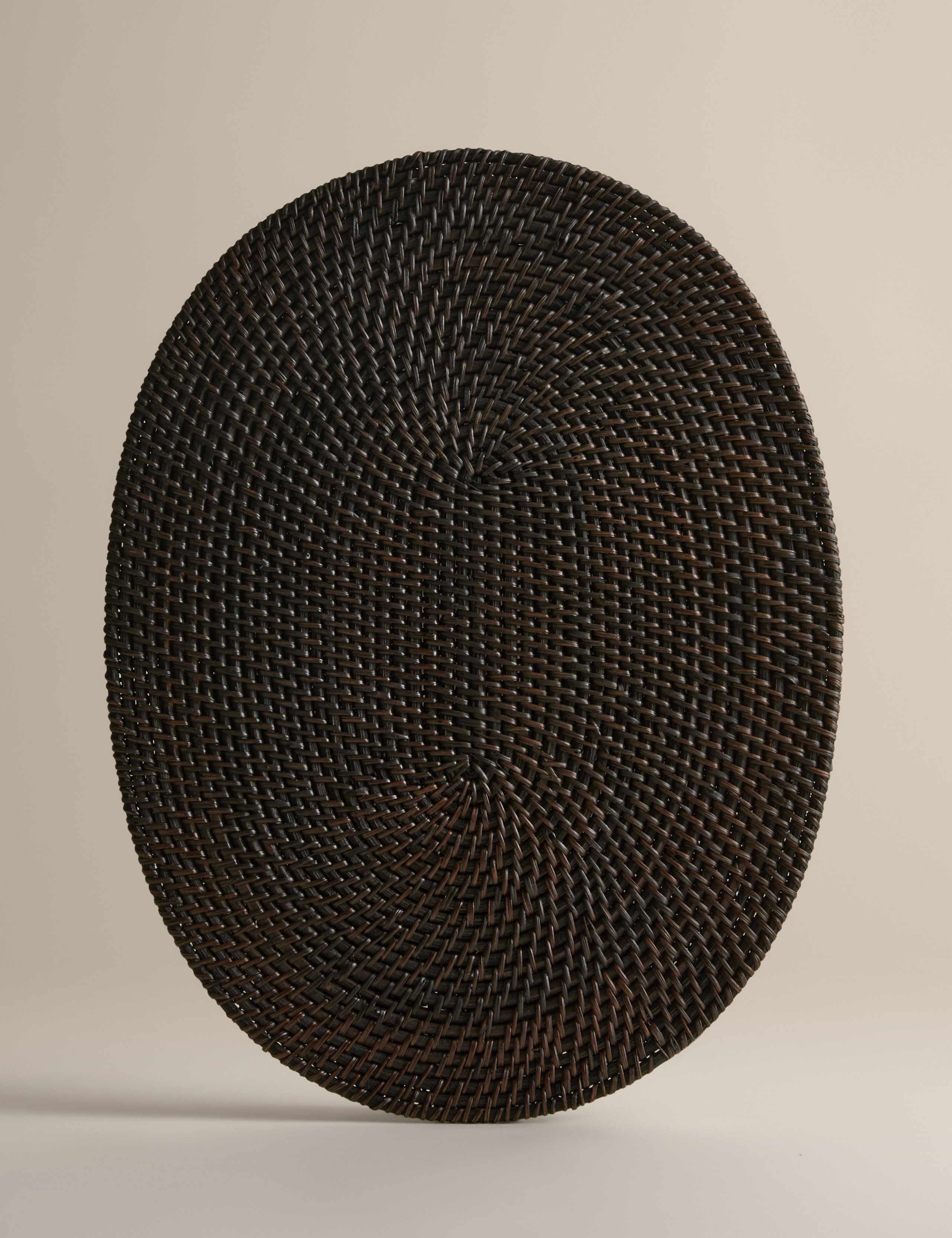 Set of 2 Rattan Oval Placemats 4 of 5