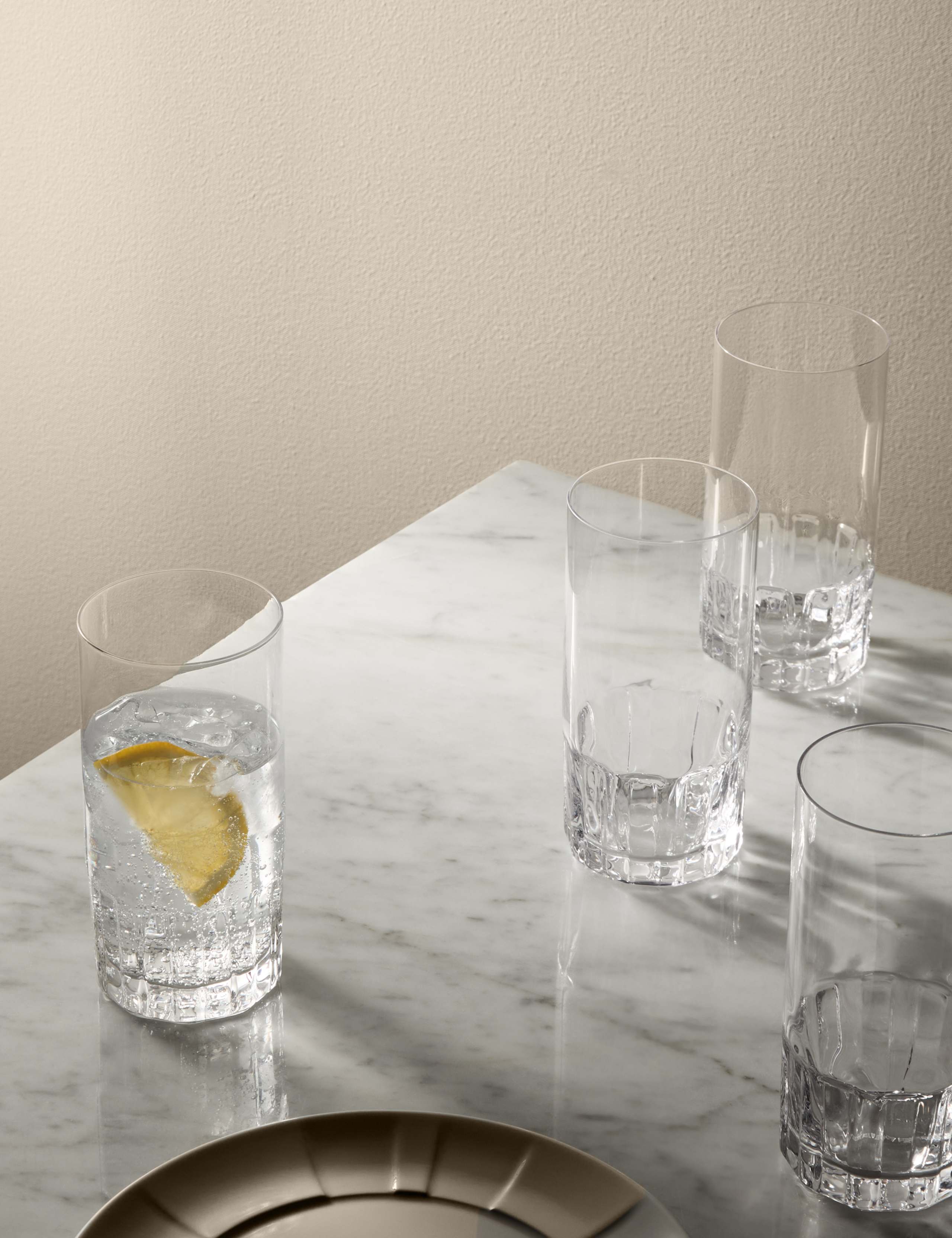 Set of 4 Textured Hi Ball Glasses 5 of 8