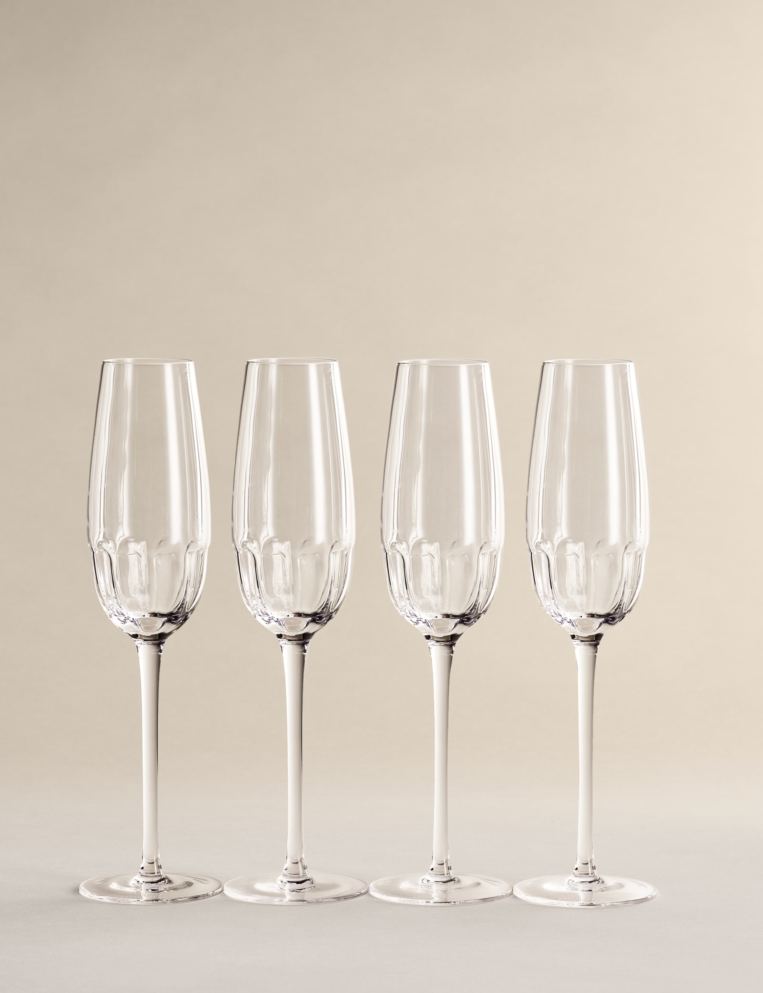 Set of 4 Textured Champagne Flutes 3 of 7