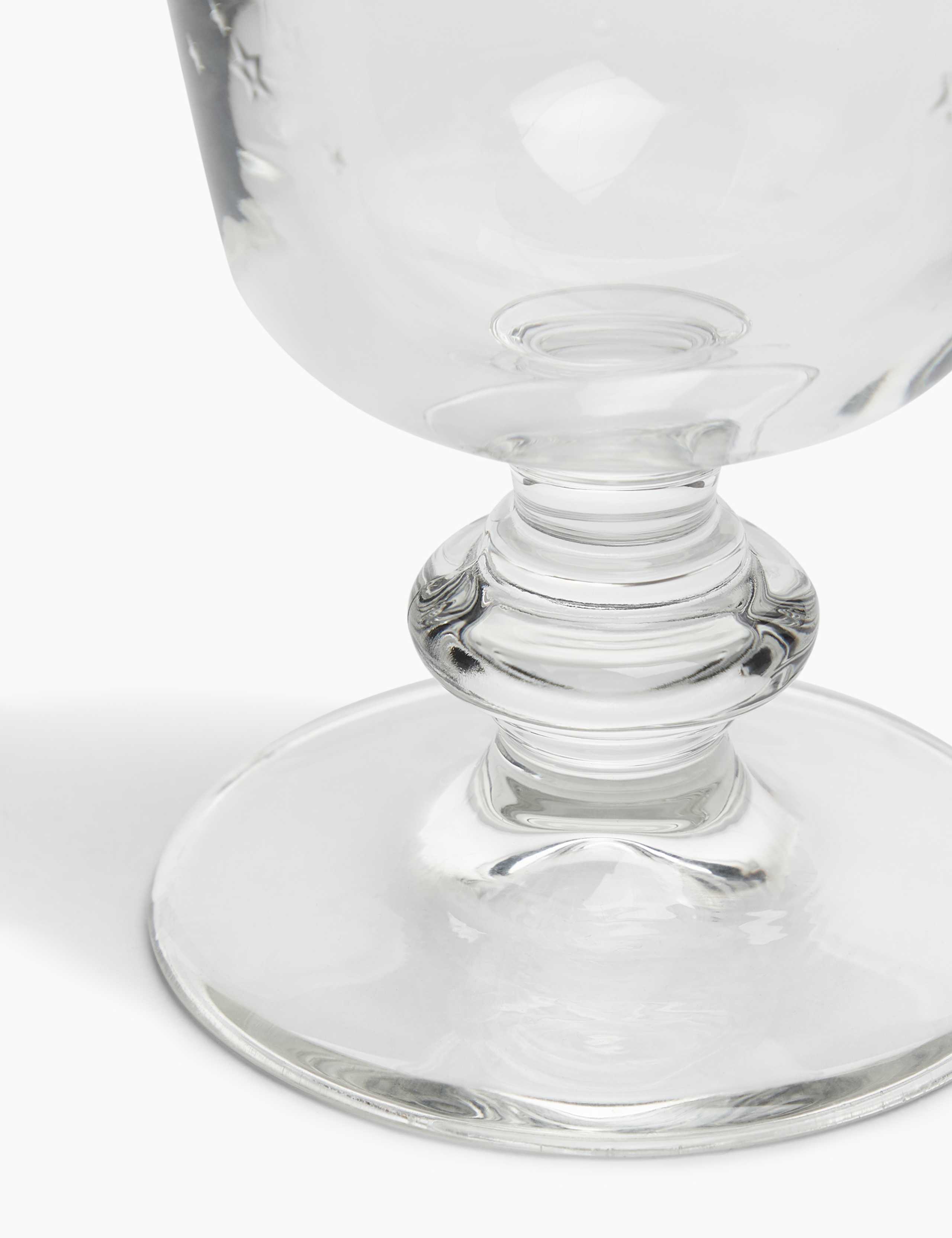 Set of 4 Ditsy Star Wine Glasses 3 of 3