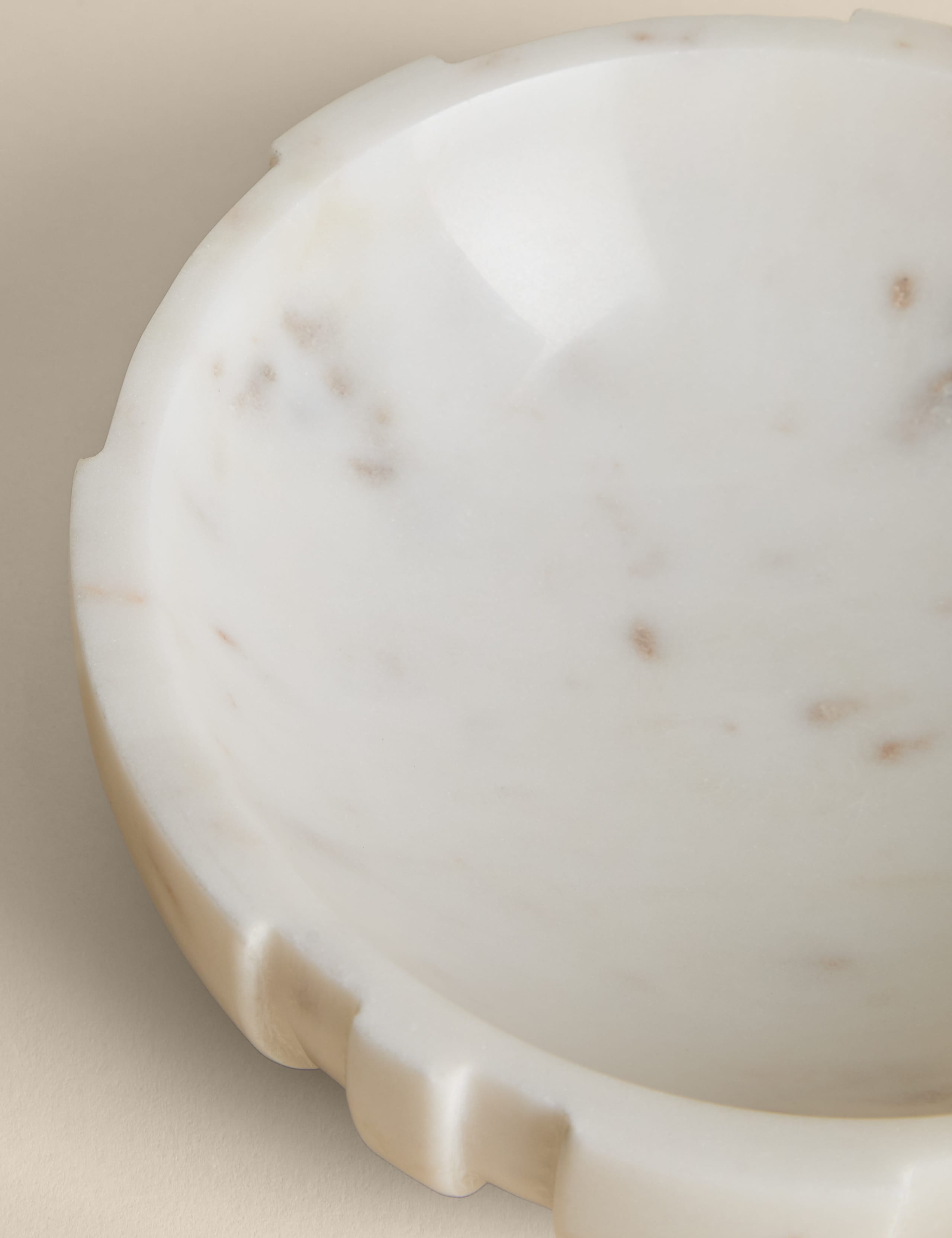 Marble Textured Serving Bowl 3 of 5