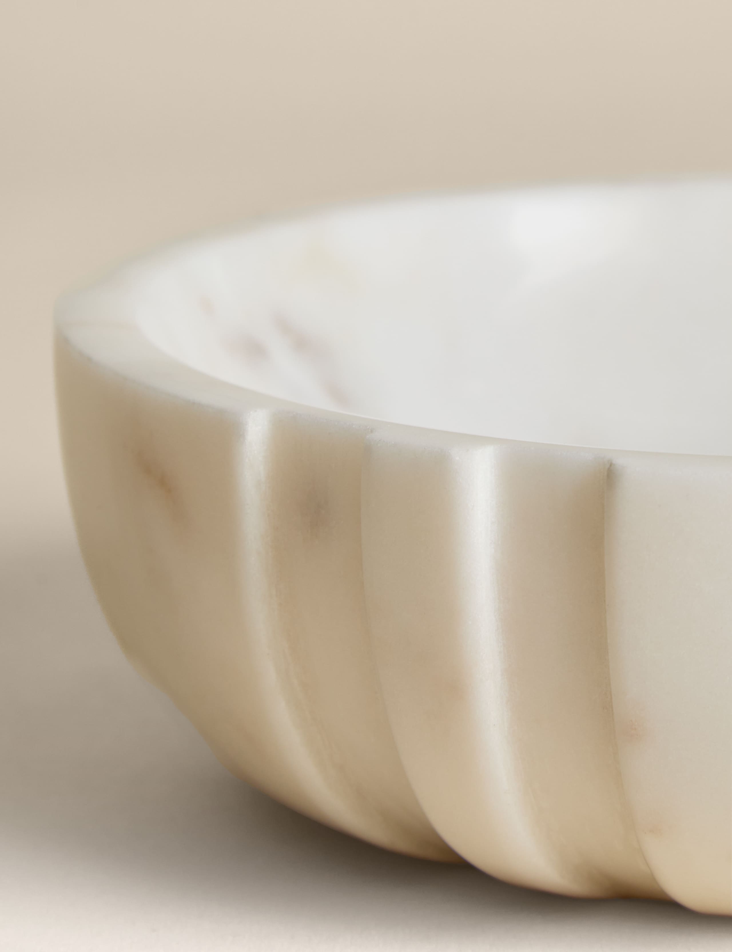 Marble Textured Serving Bowl 4 of 5
