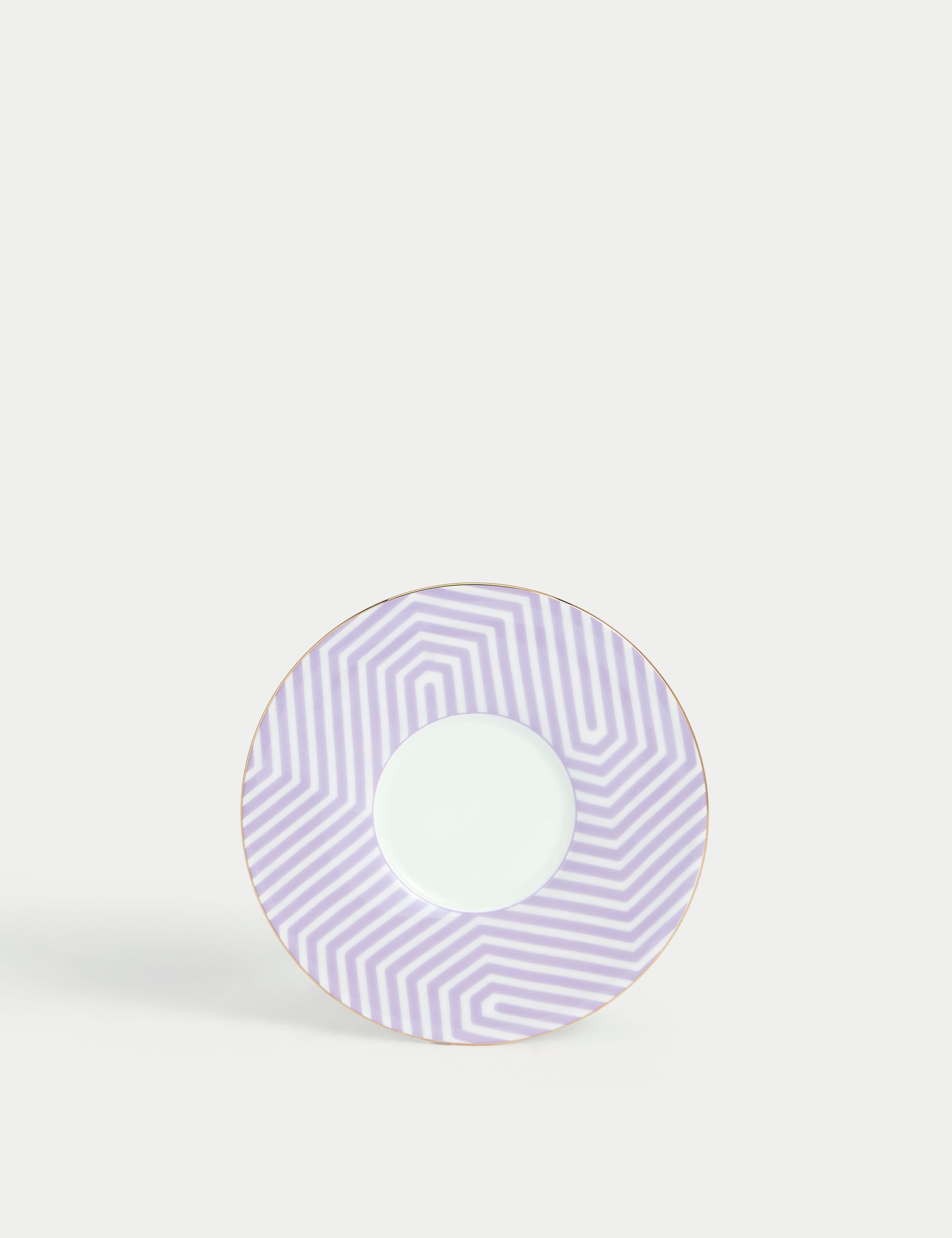 Bone China Geometric Espresso Cup & Saucer 4 of 4