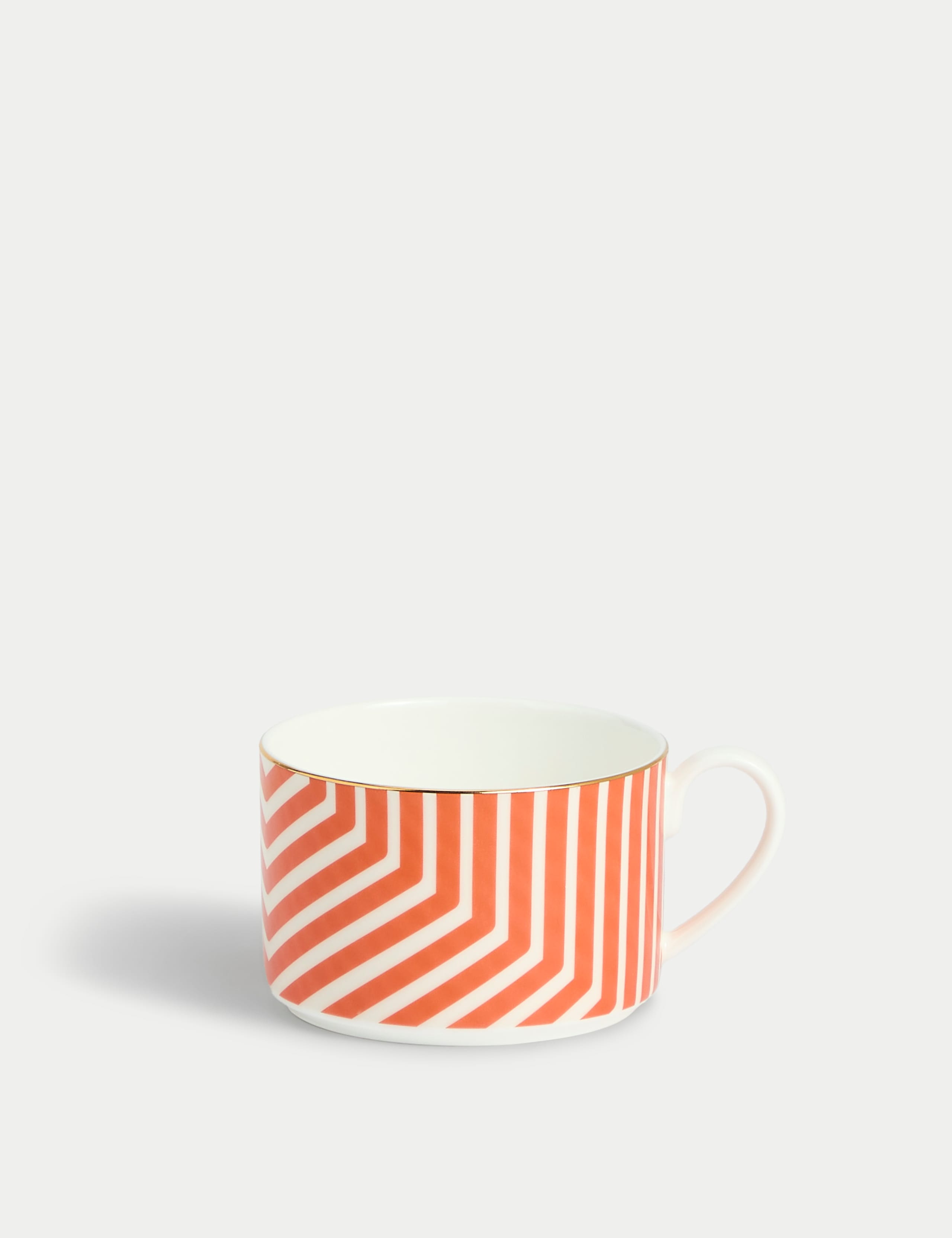 Bone China Geometric Cup & Saucer 2 of 5