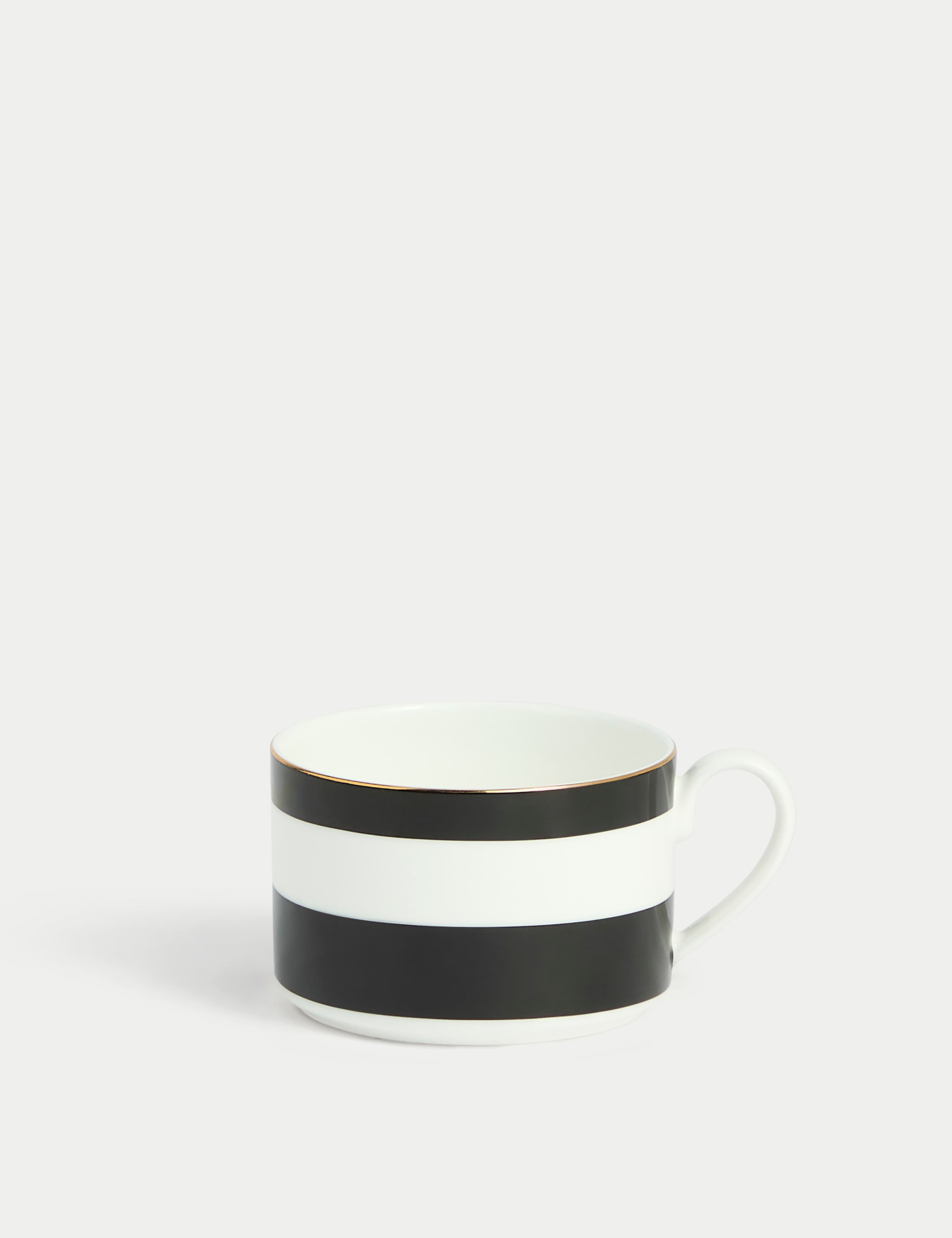 Bone China Striped Cup & Saucer 2 of 4