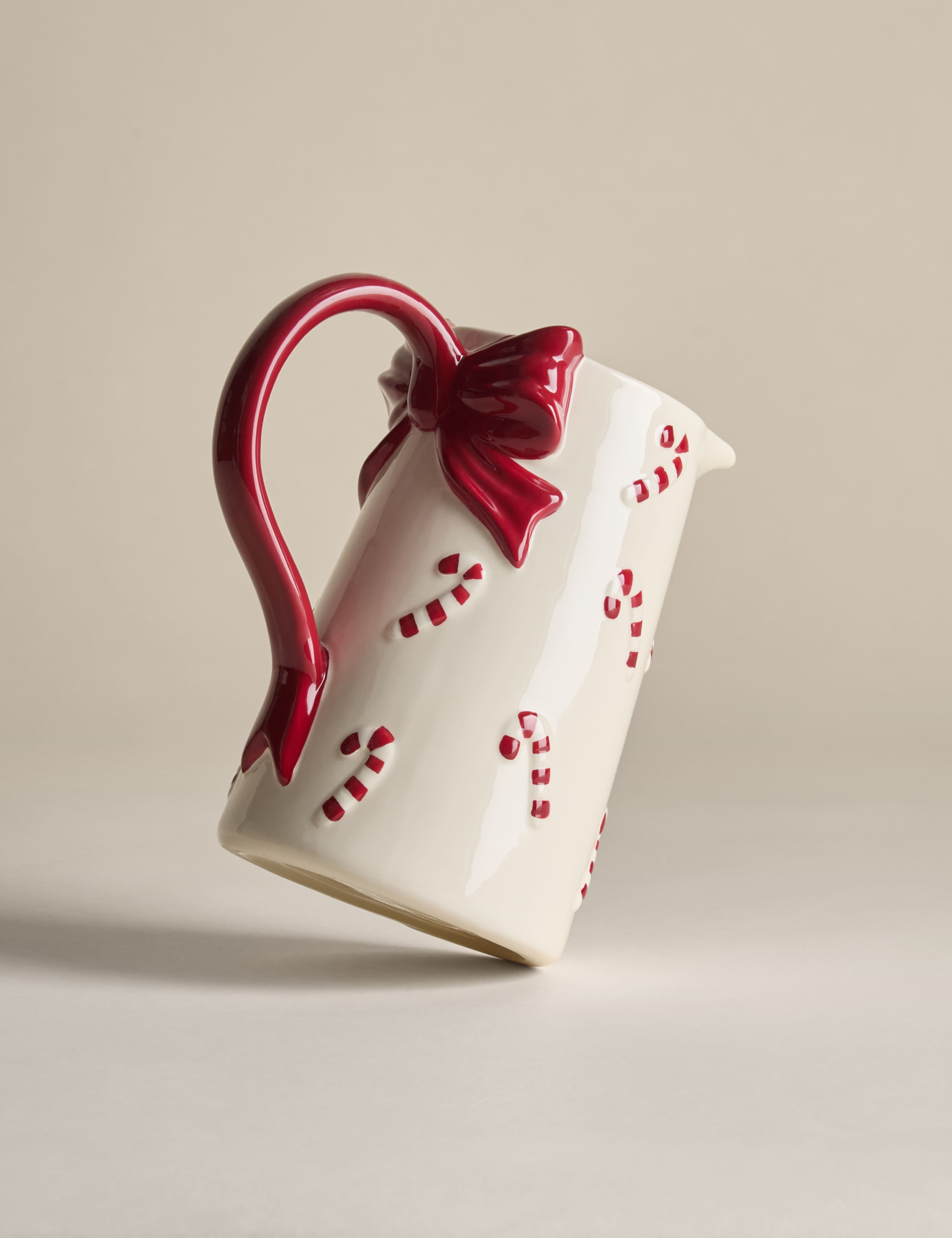 Candy Cane Bow Jug 1 of 5