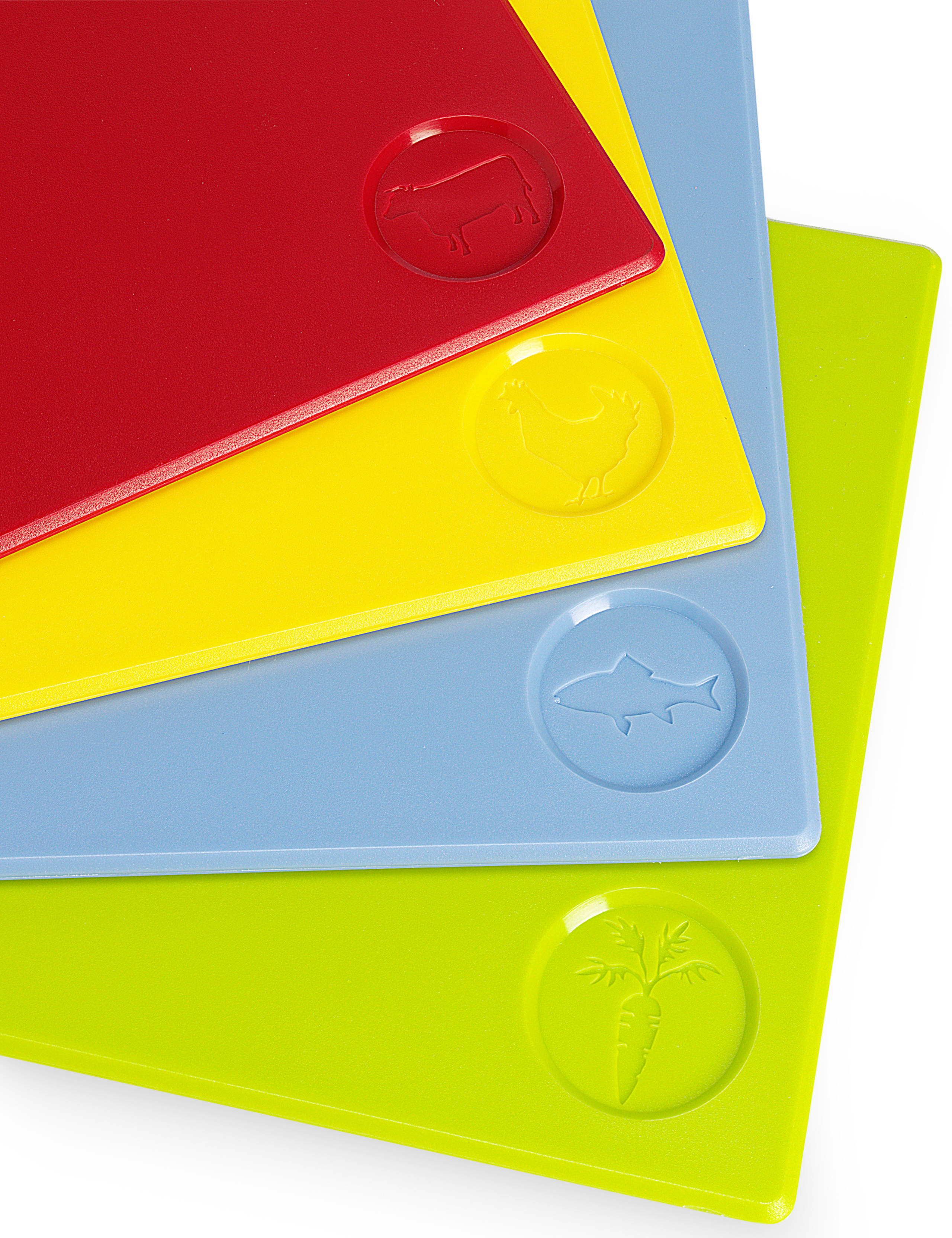 4 Pack Colour Coded Chopping Boards 2 of 2