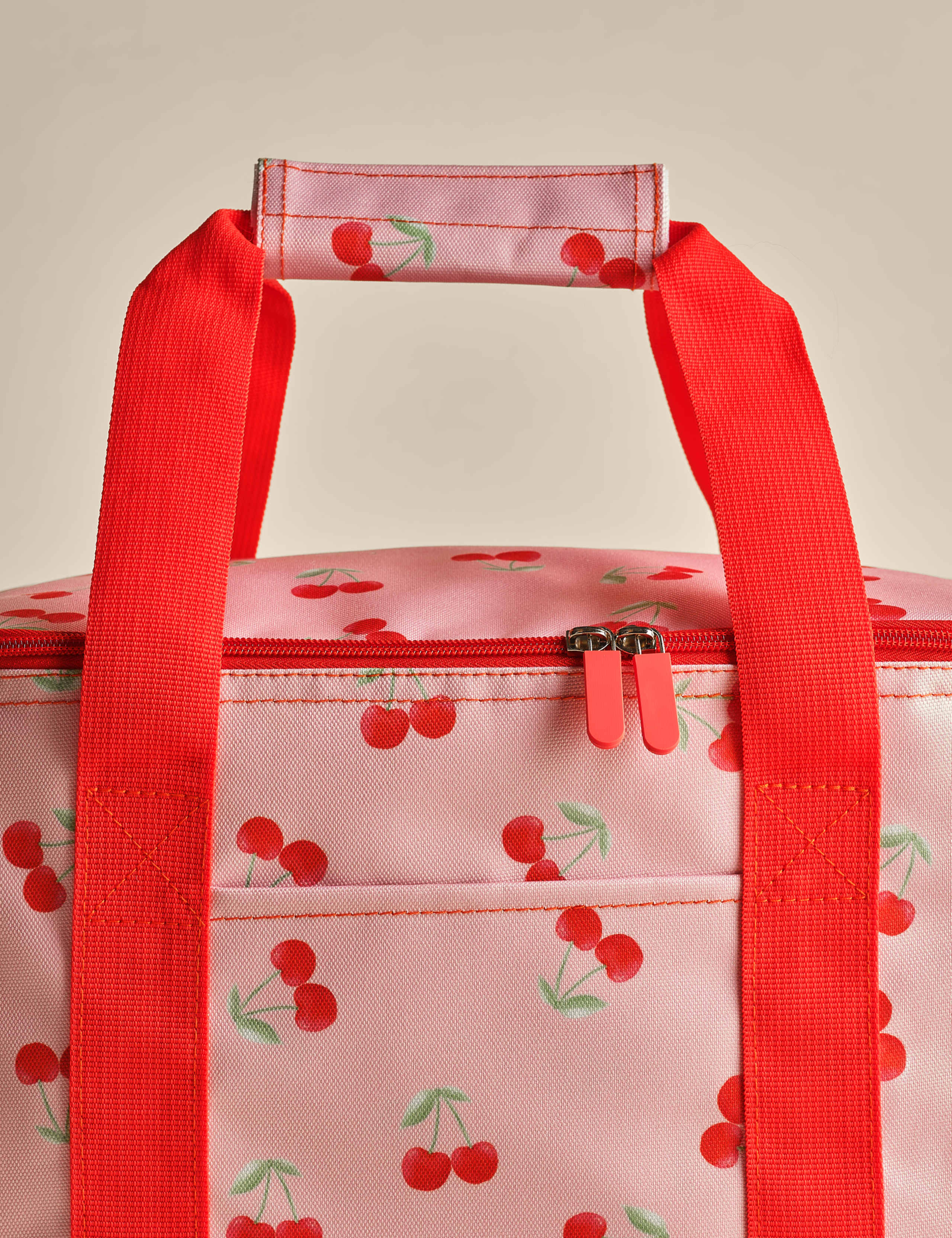 Cherry Print Picnic Cool Bag 4 of 8