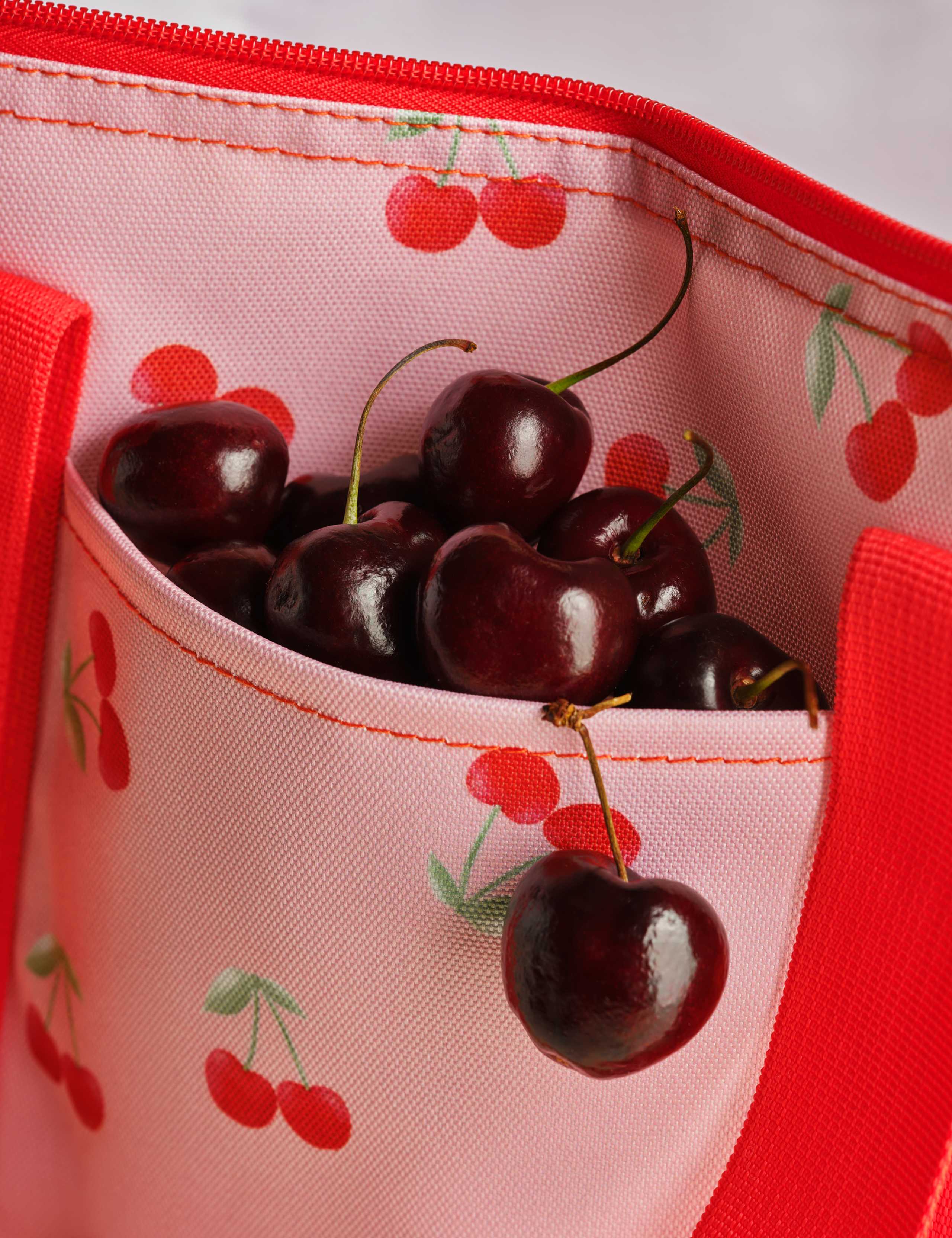 Cherry Print Picnic Cool Bag 5 of 8