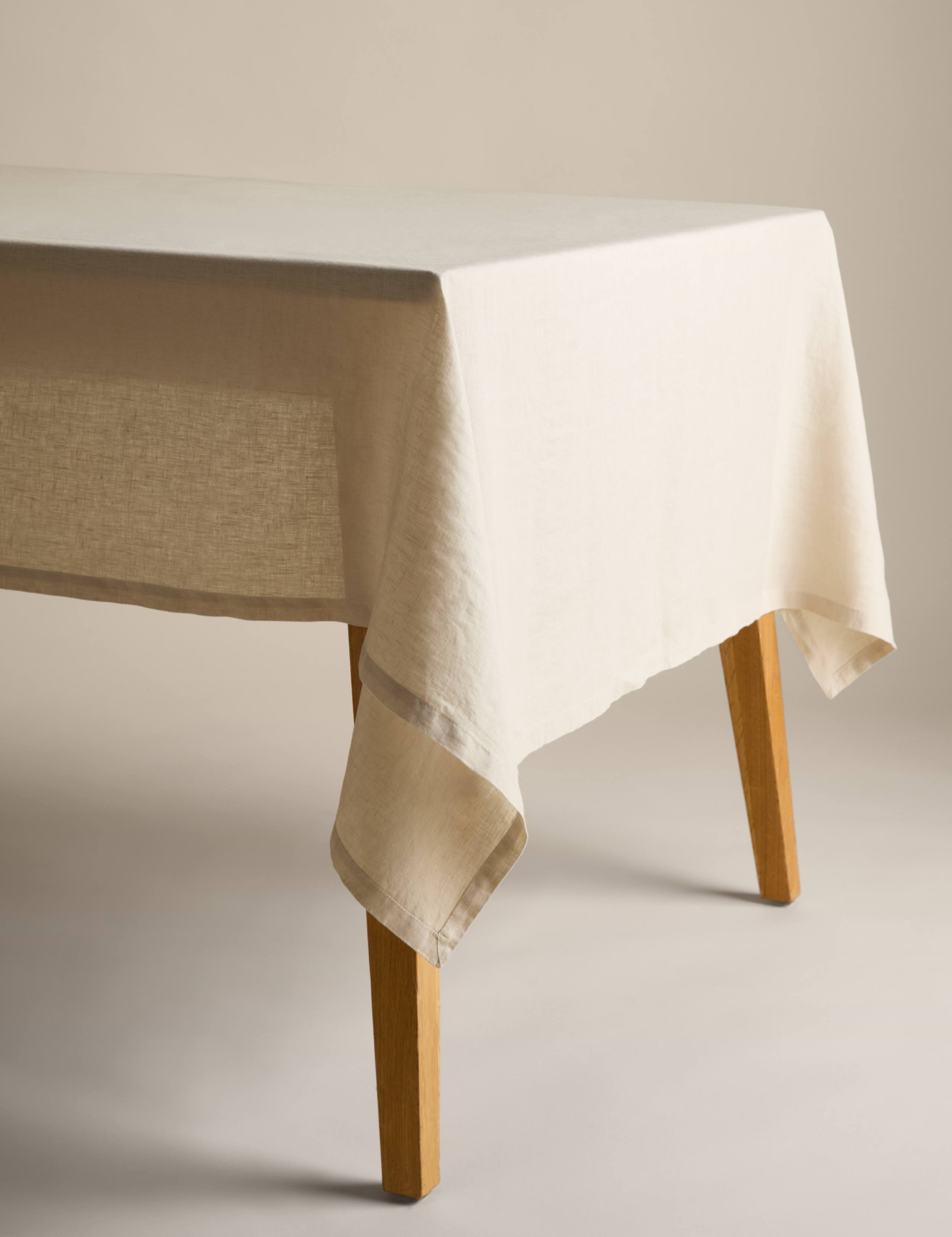 Pure Linen Tablecloth 6 of 7