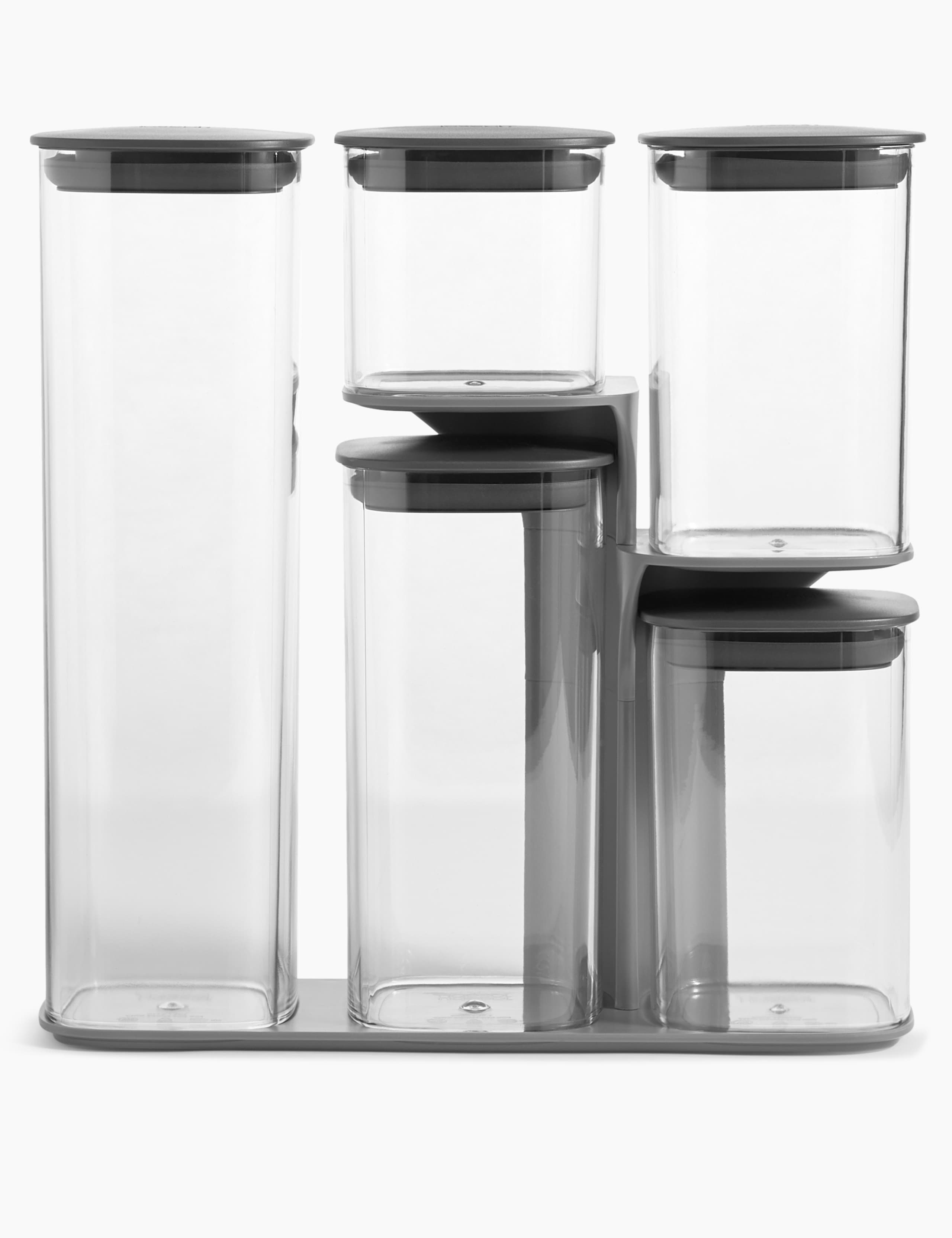 Set of 5 Podium Storage Containers 1 of 3