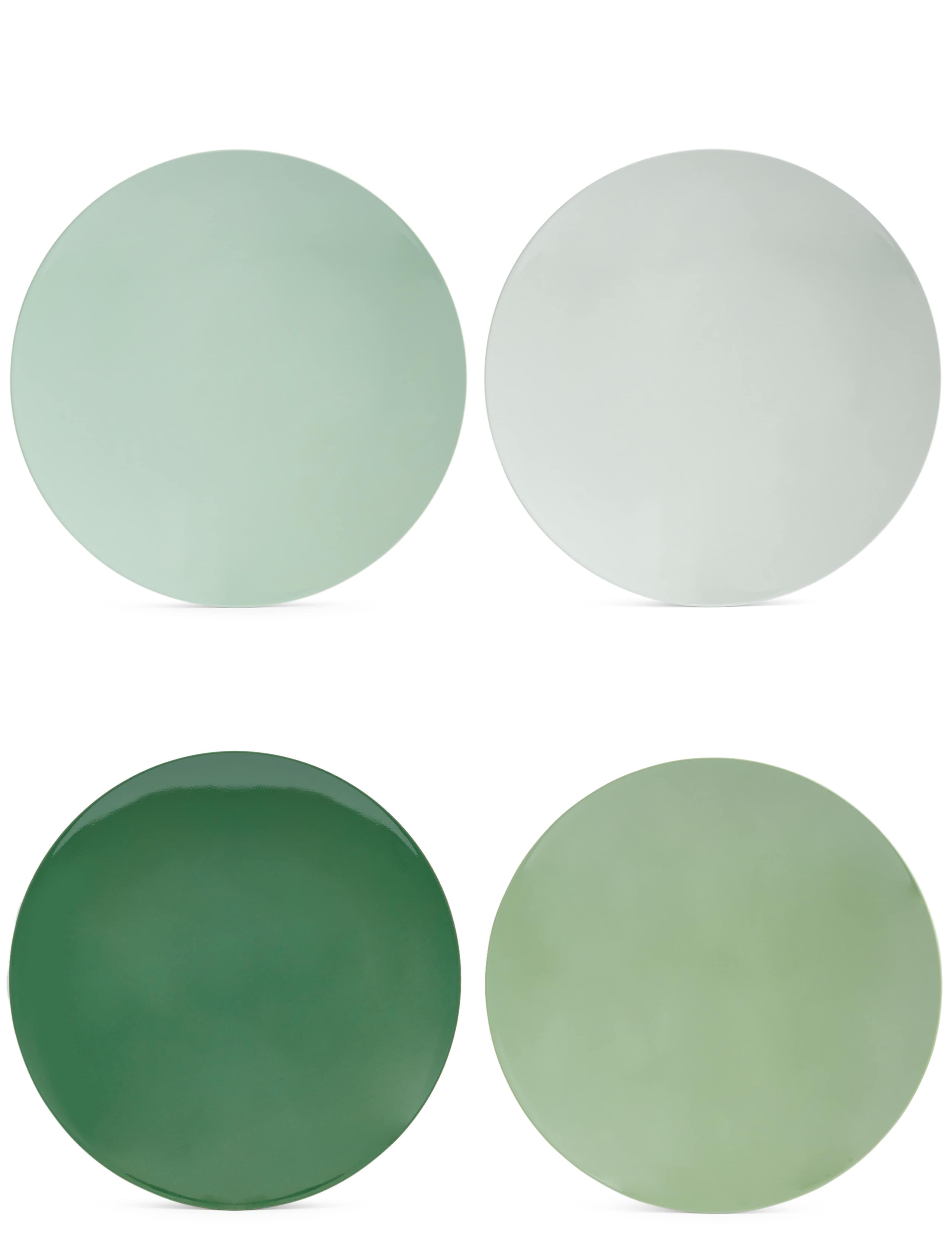 Set of 4 Melamine Plates 1 of 6