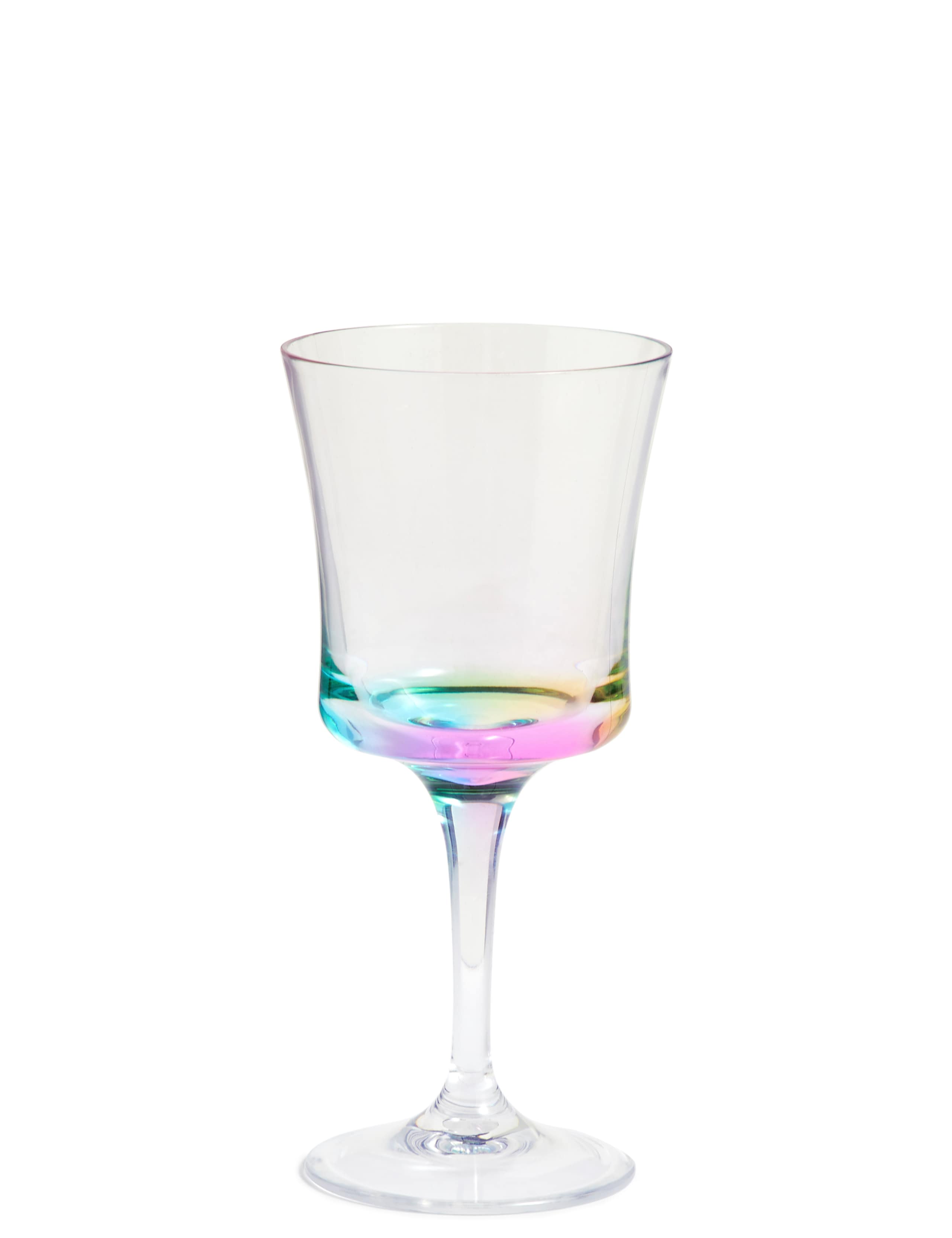 Rainbow Picnic Wine Glass 1 of 3