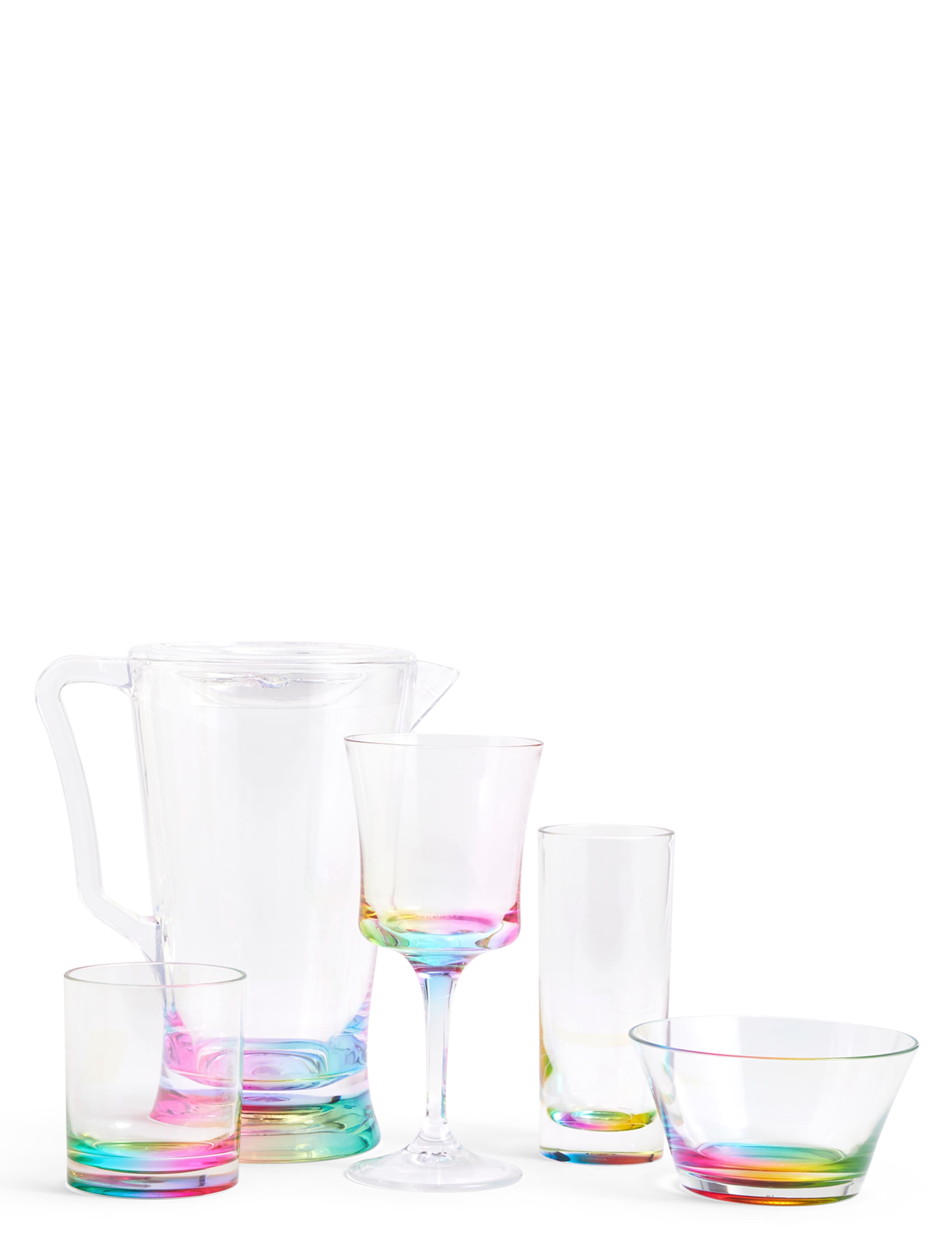 Rainbow Picnic Wine Glass 3 of 3