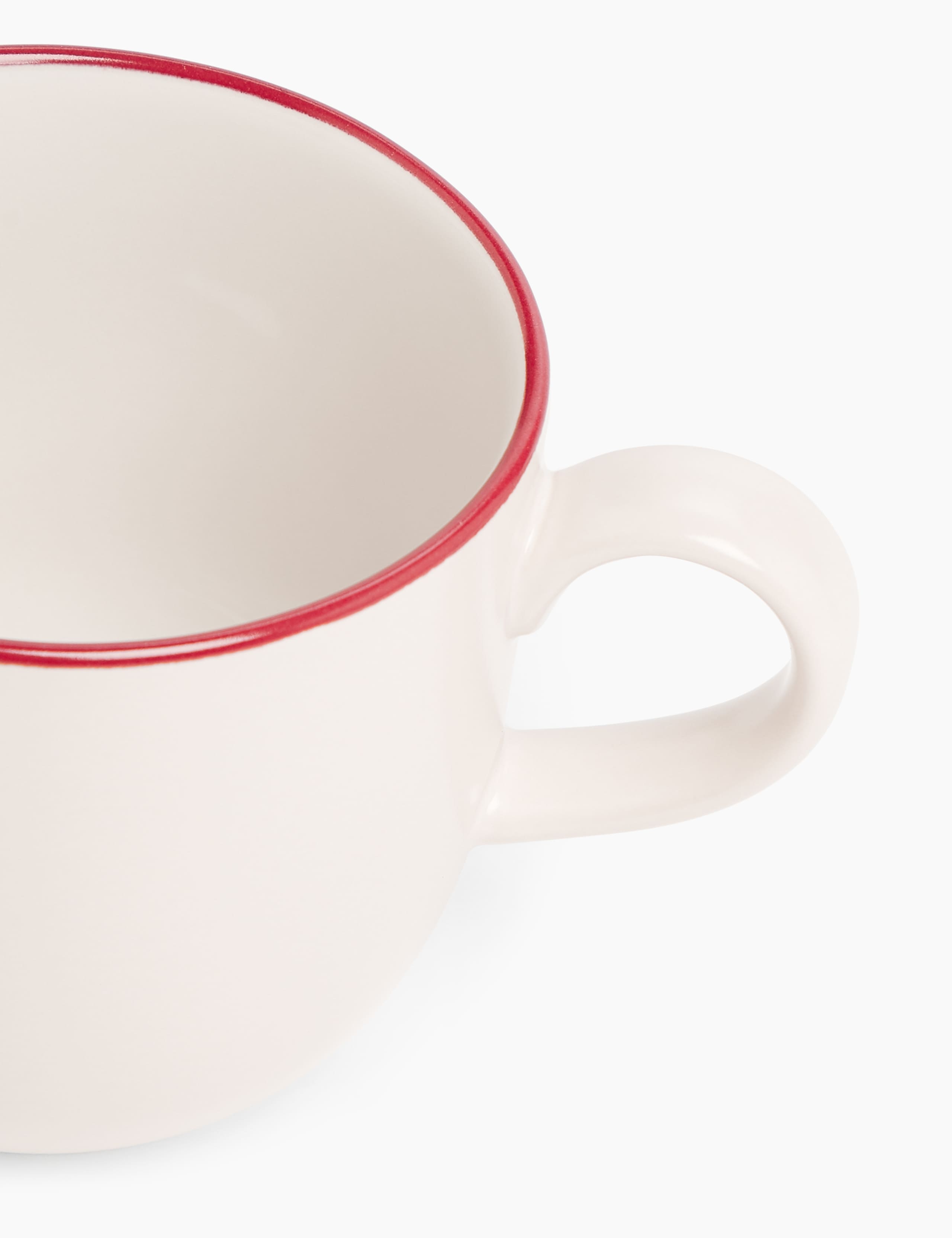 Tribeca Red Rim Mug 3 of 3
