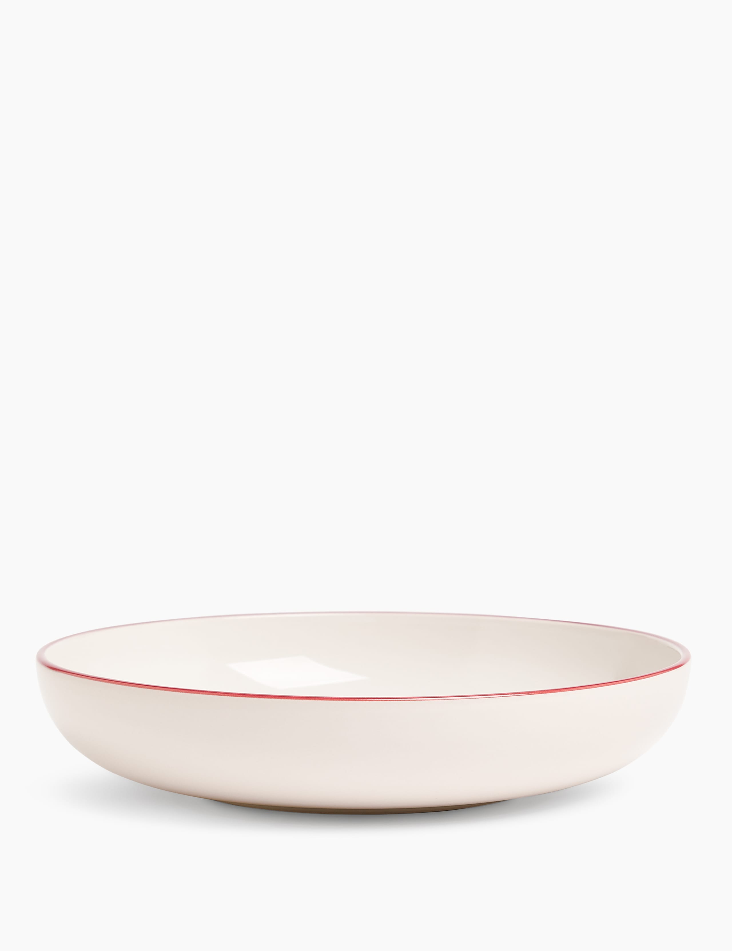Tribeca Red Rim Pasta Bowl 1 of 4