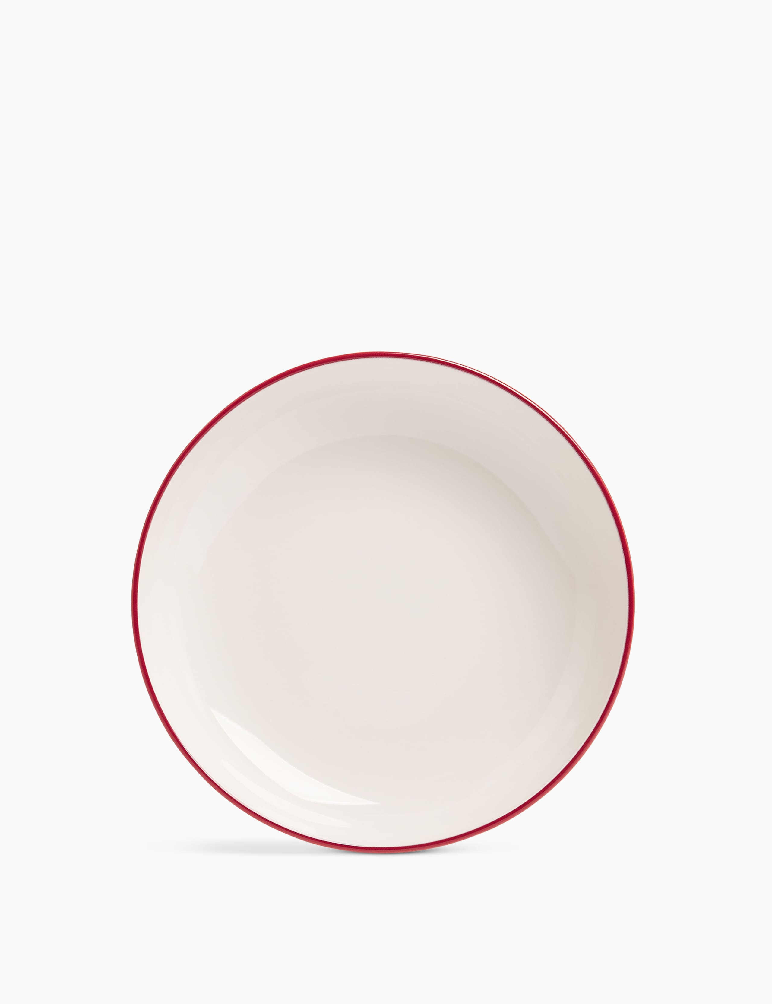 Tribeca Red Rim Pasta Bowl 2 of 4