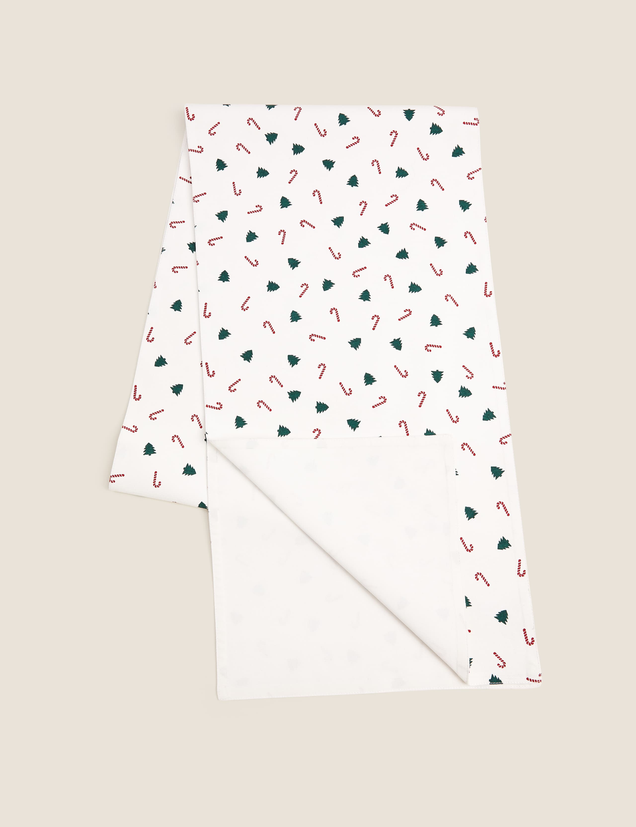 Pure Cotton Christmas Print Runner 1 of 3