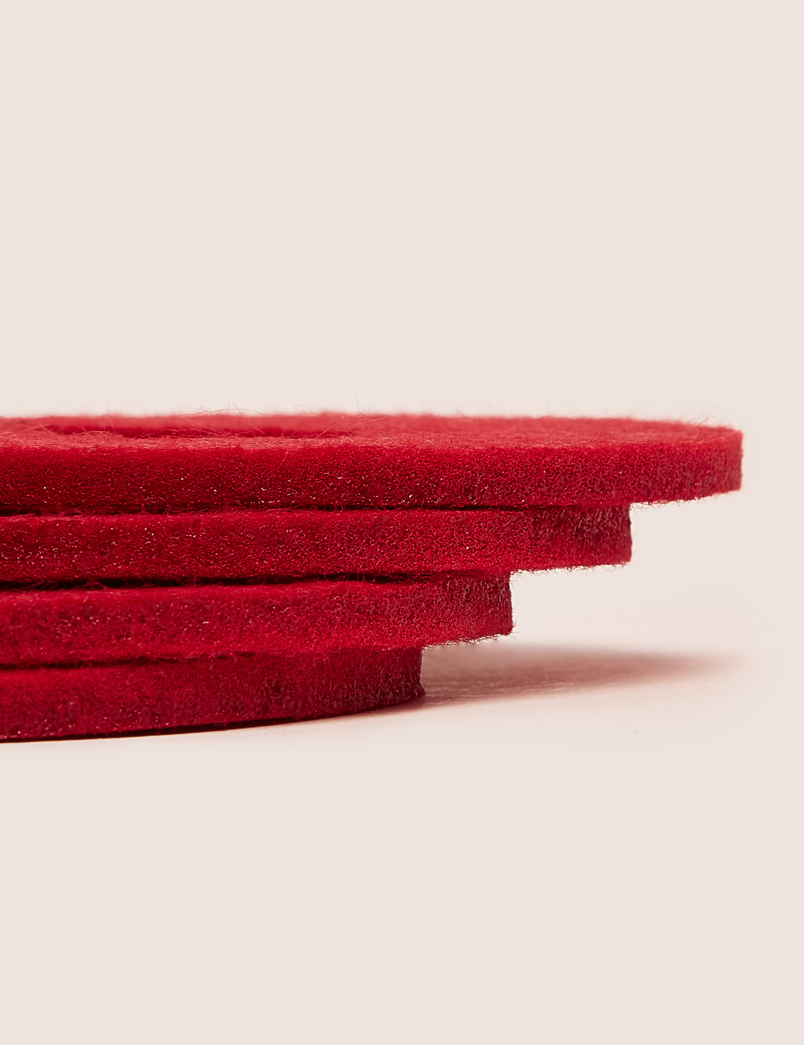 Set of 4 Christmas Felt Coasters 3 of 3