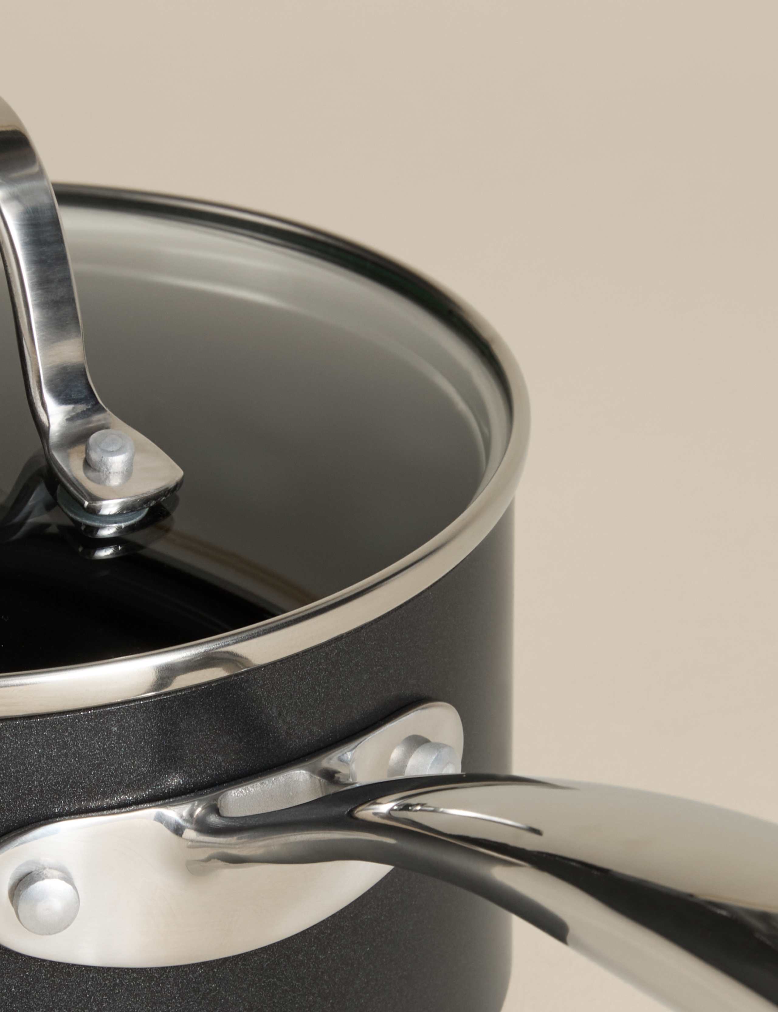 Aluminium 16cm Non-Stick Saucepan 3 of 4