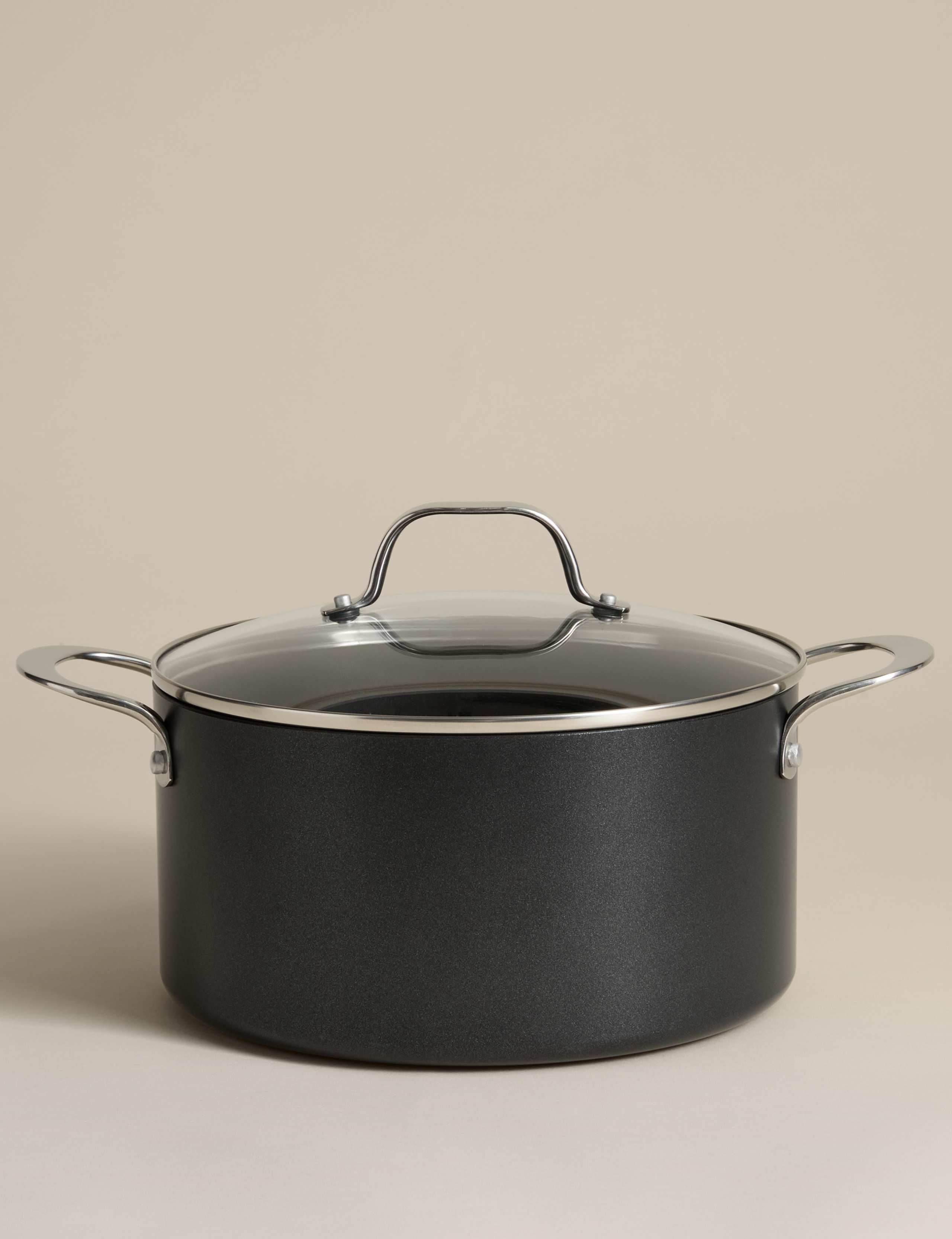 Aluminium 24cm Non Stick Pro Stock Pot 2 of 5