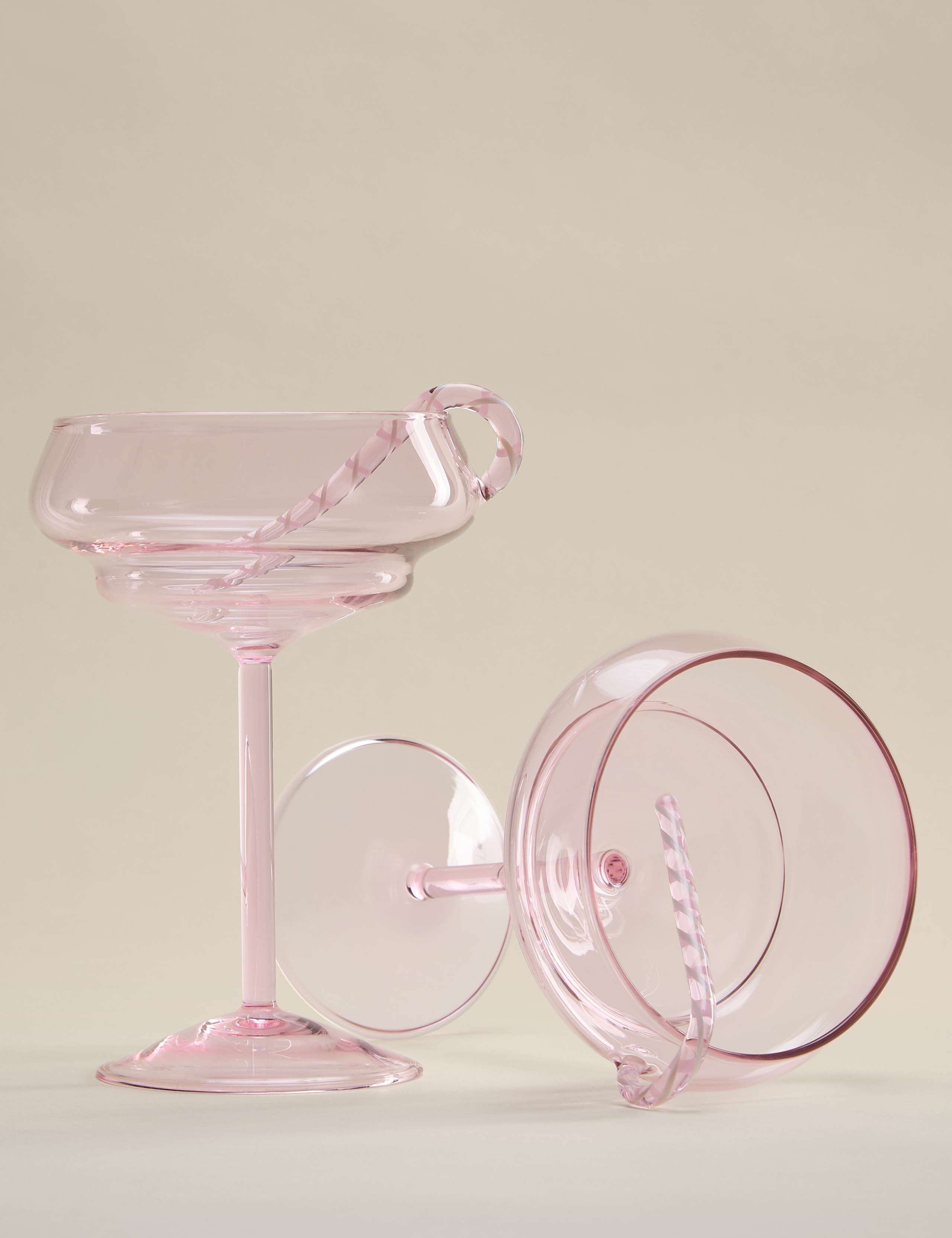 Set of 2 Candy Cane Coupes 3 of 4
