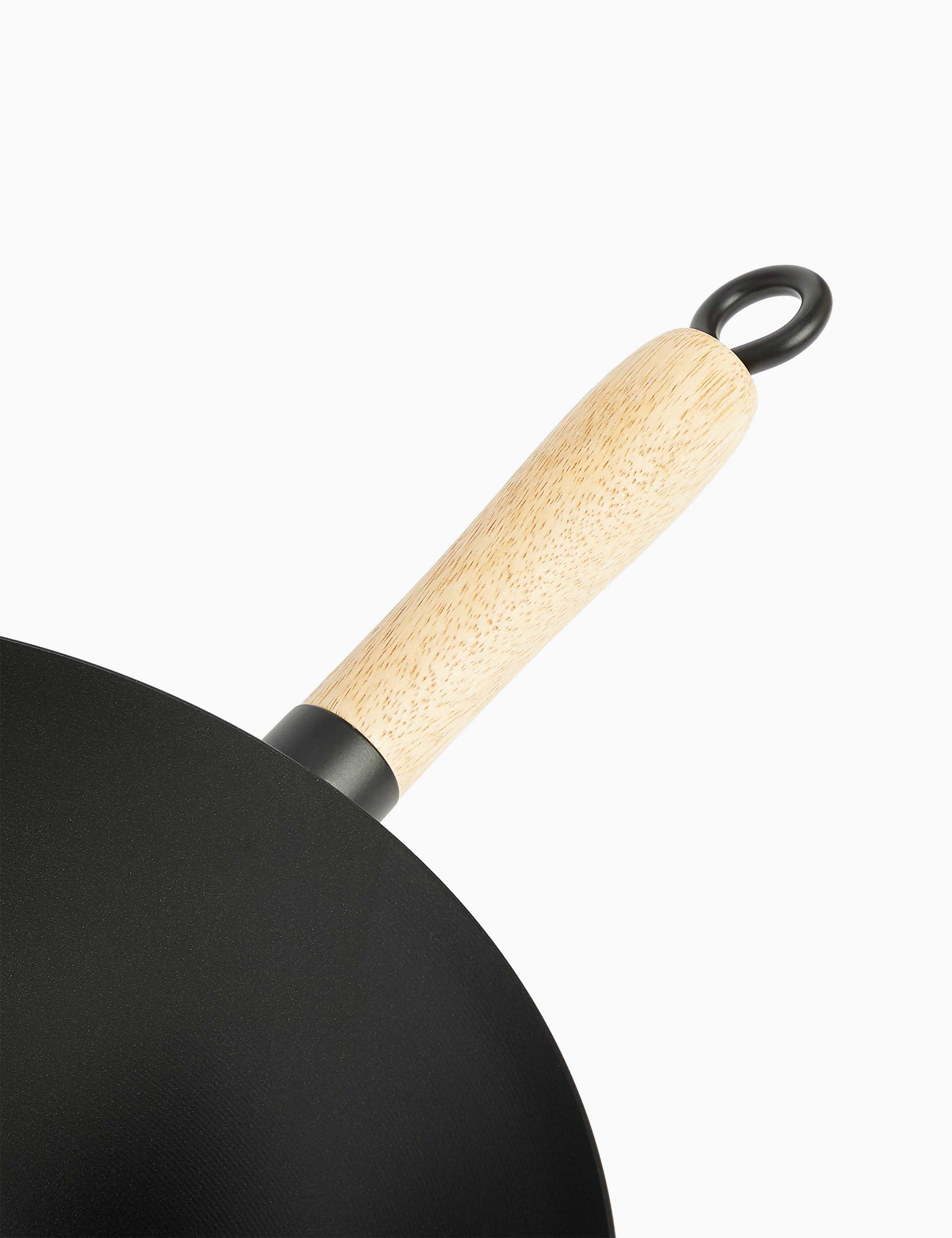 Carbon Steel 30cm Large Wok 3 of 3