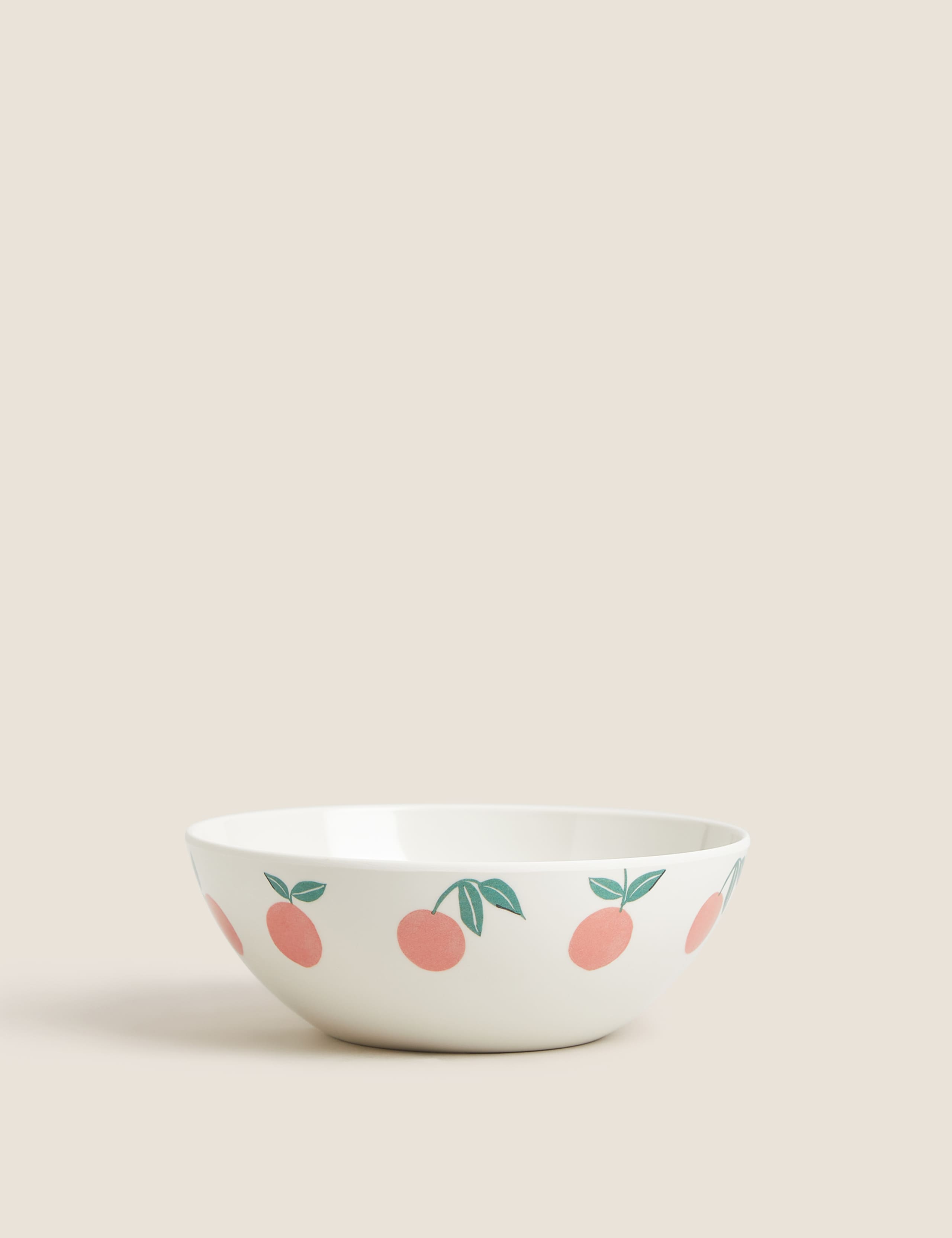 Set of 4 Oranges Picnic Cereal Bowls 3 of 5