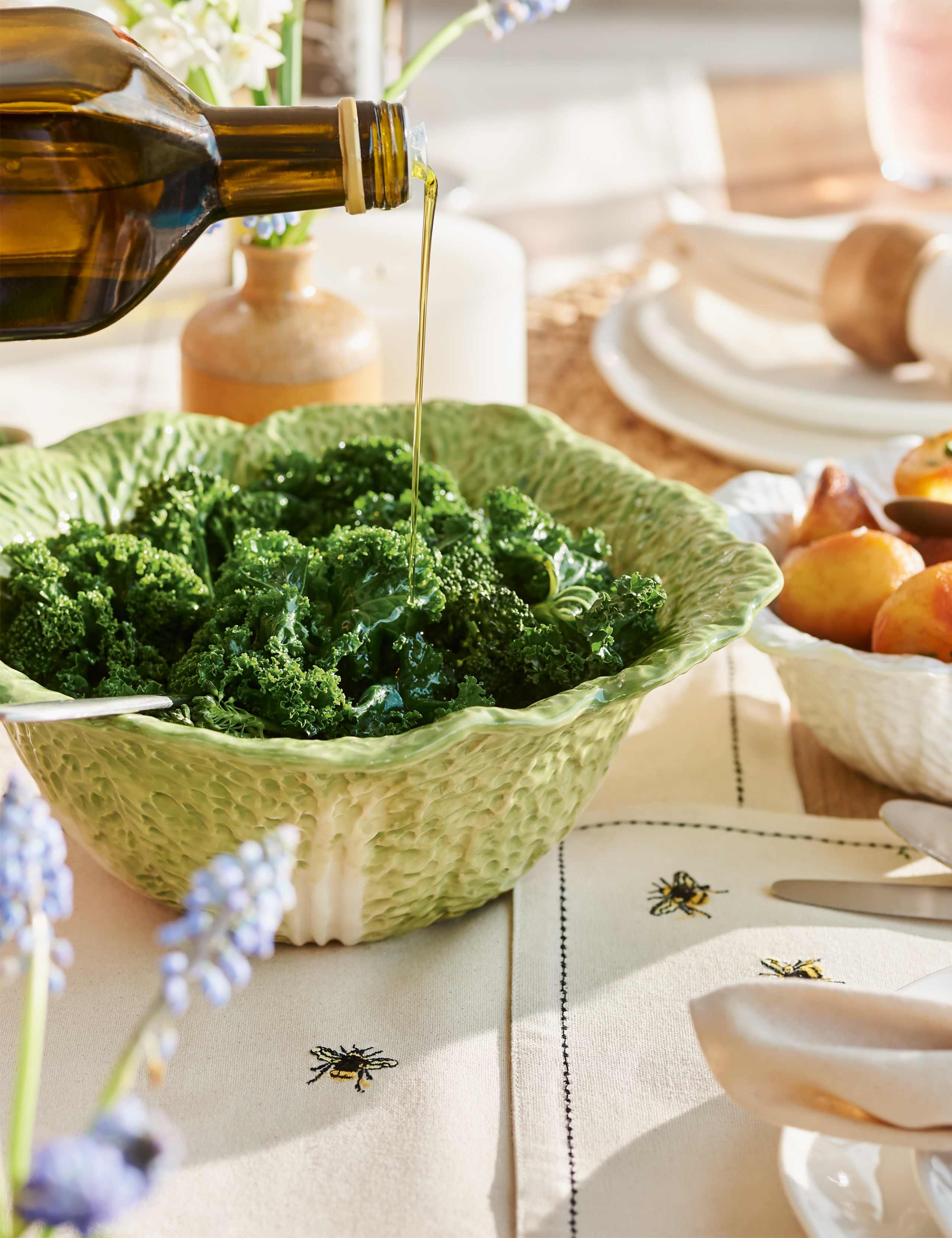 Cabbage Medium Serving Bowl 7 of 7