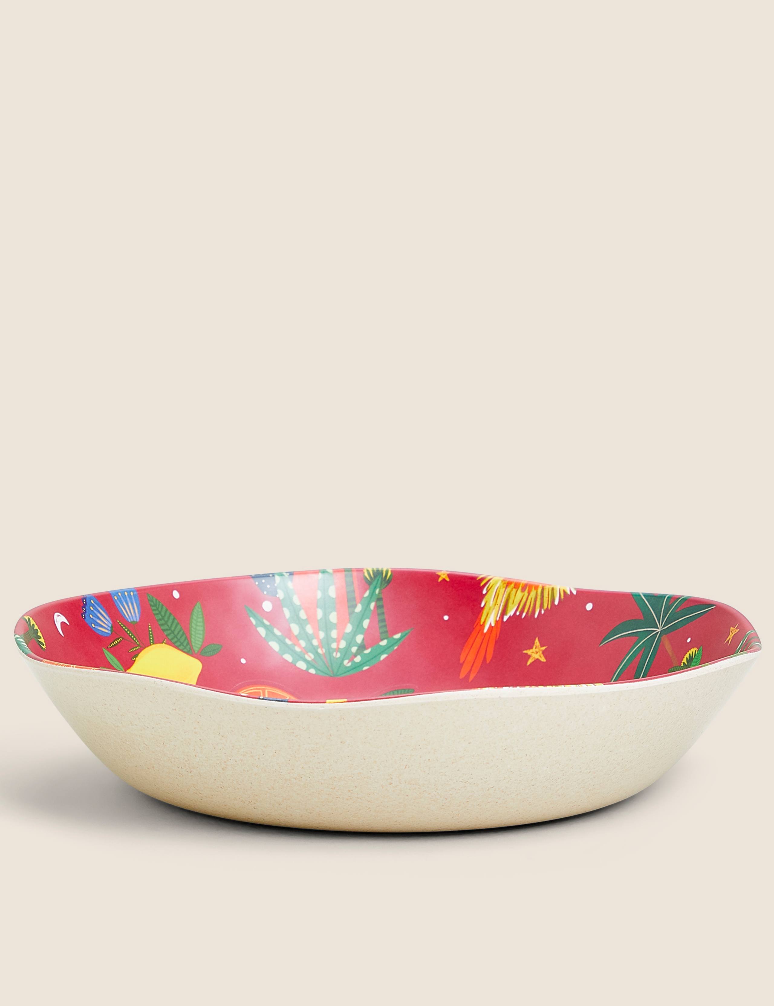 Set of 4 Tropical Jungle Picnic Pasta Bowls 2 of 5