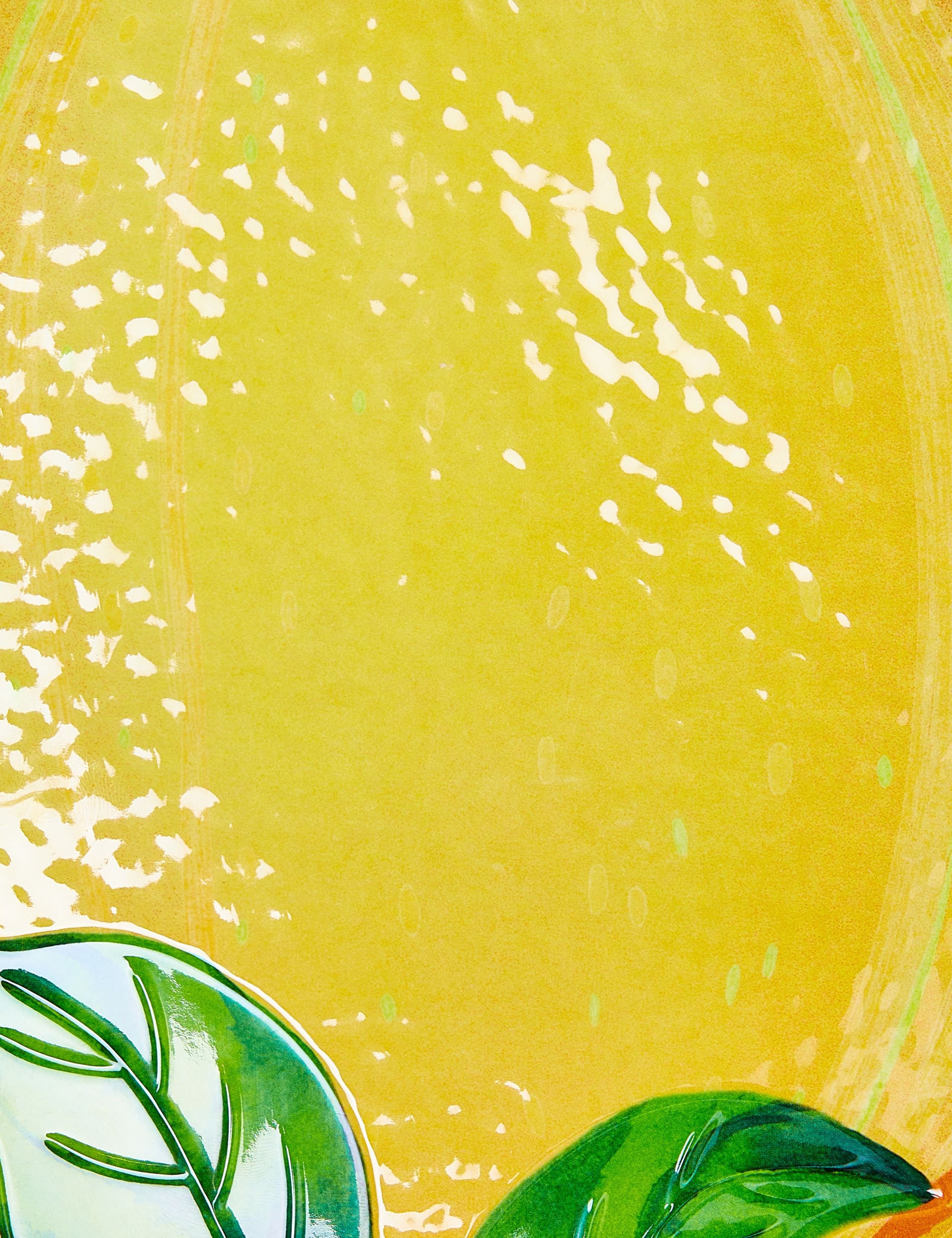 Tropical Jungle Small Lemon Picnic Platter 3 of 4