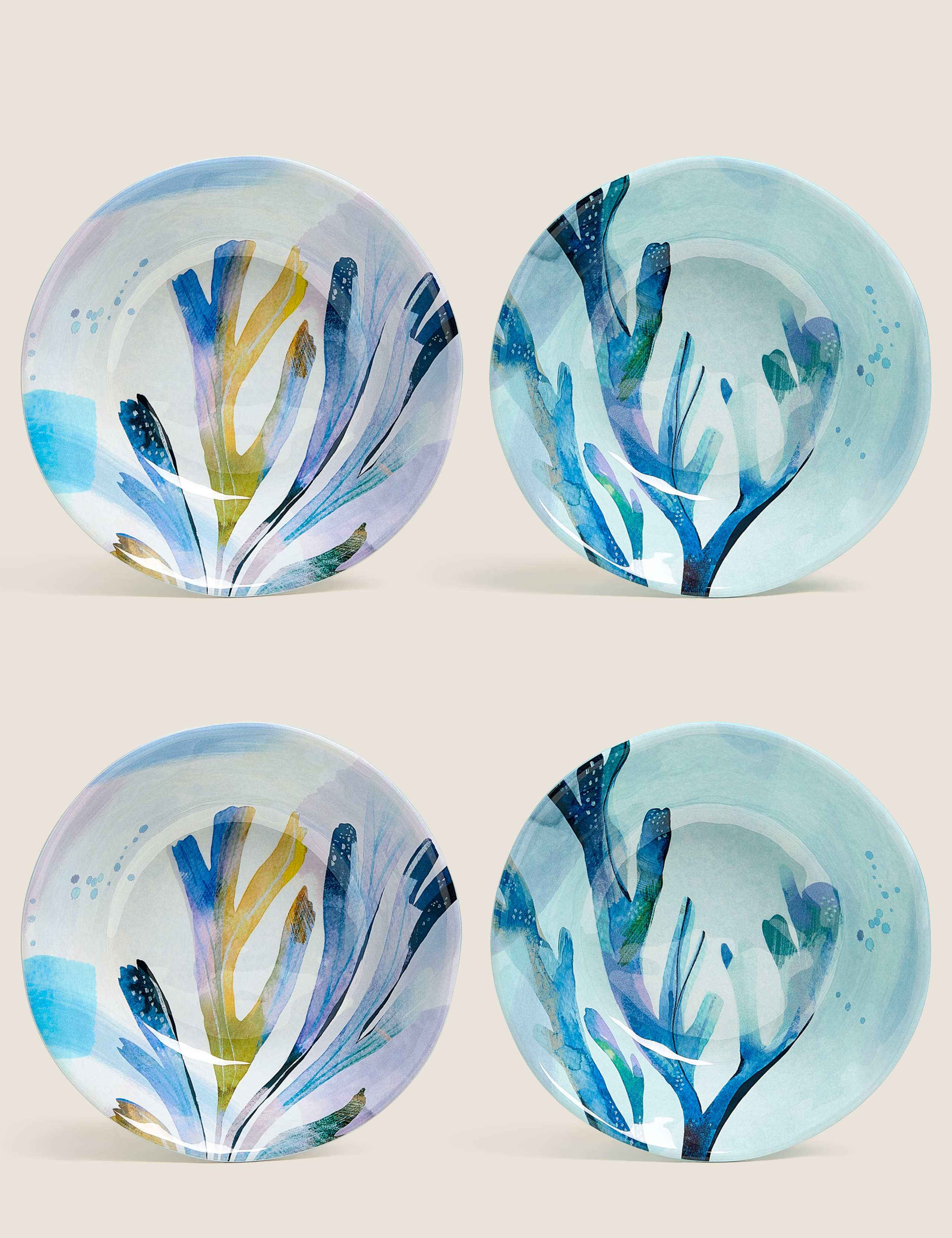 Set of 4 Nautical Pasta Bowls 2 of 6