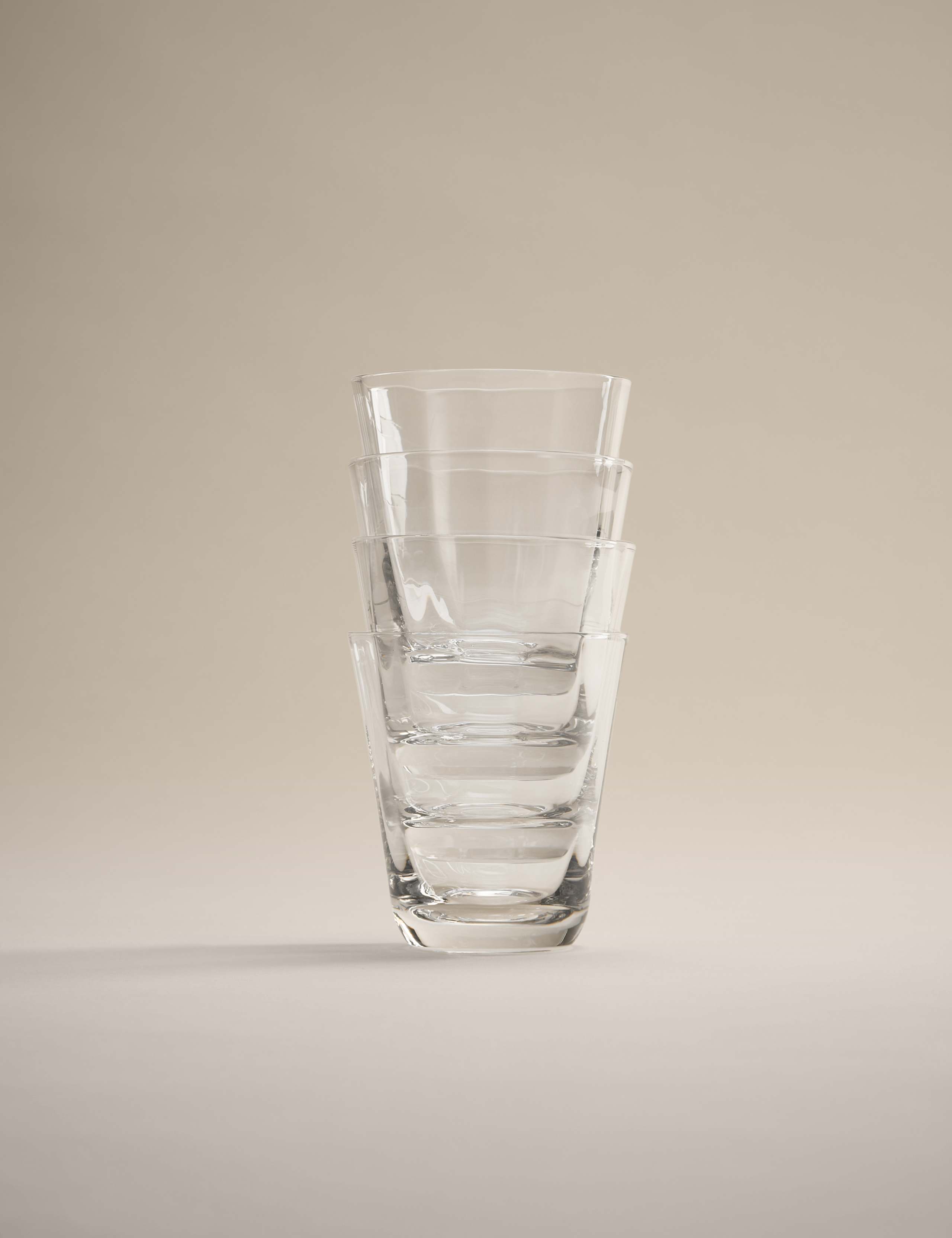 Set of 4 Soda Optic Tumblers 5 of 5