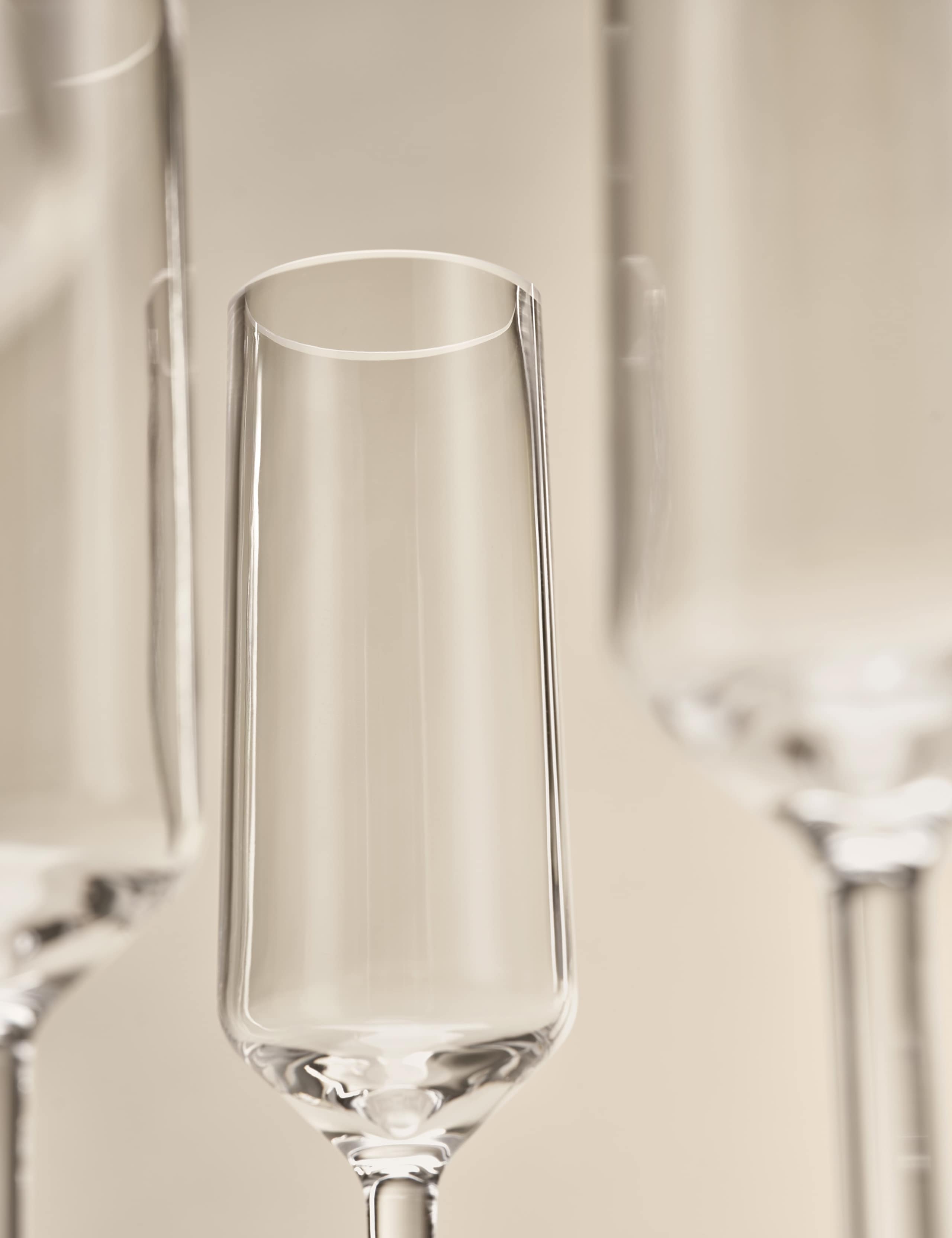 Set of 4 Angular Picnic Champagne Flutes 2 of 3
