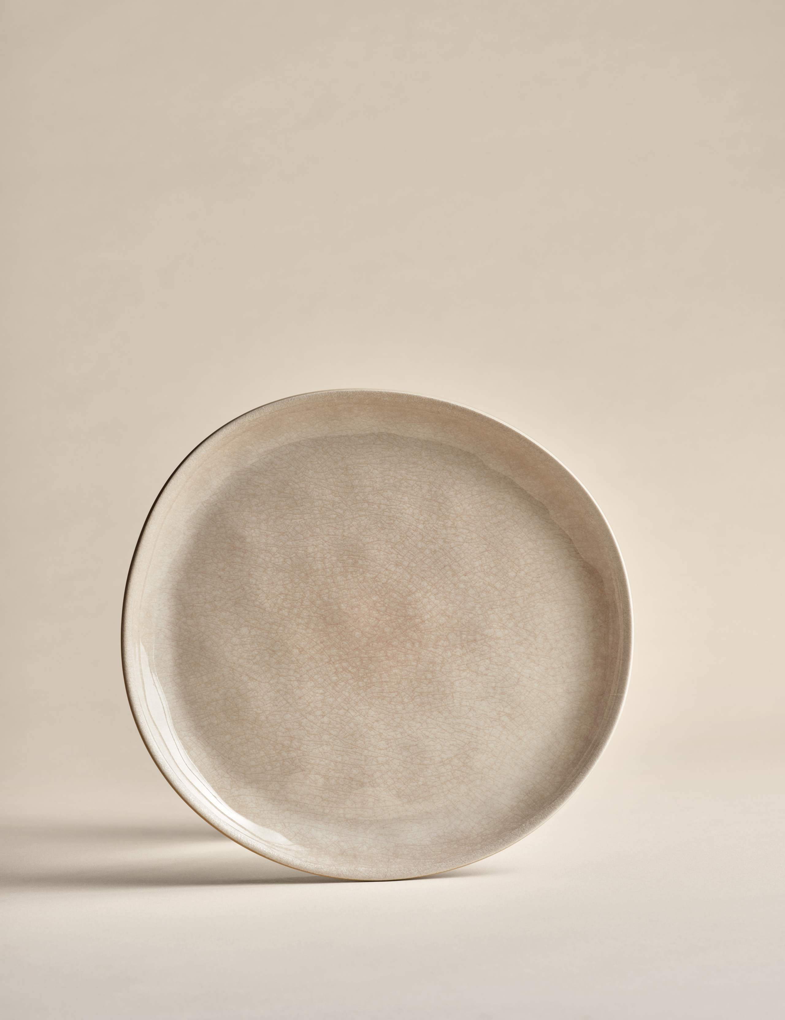 Set of 4 Linen Reactive Picnic Side Plates 2 of 5