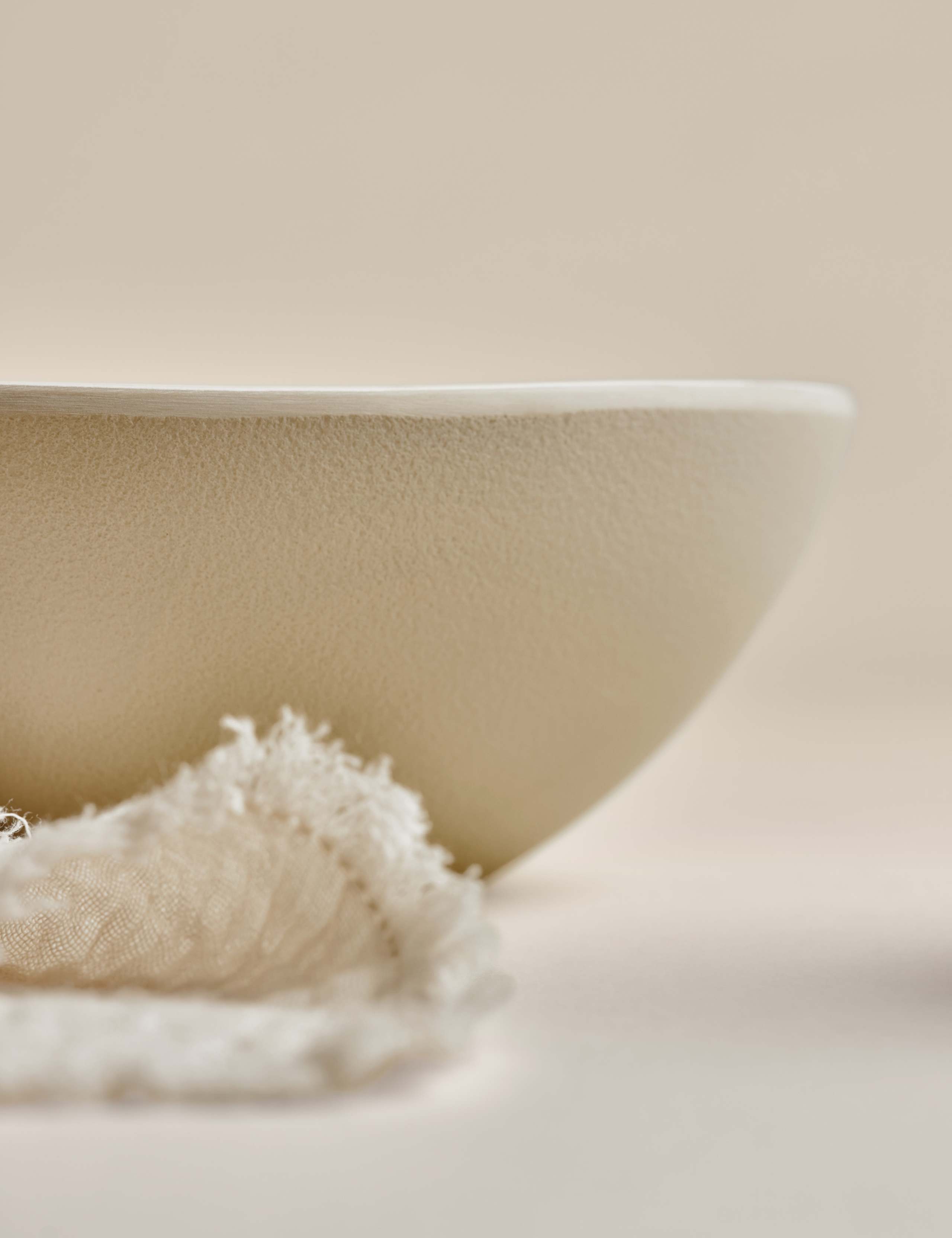 Set of 4 Linen Reactive Picnic Cereal Bowls 4 of 7