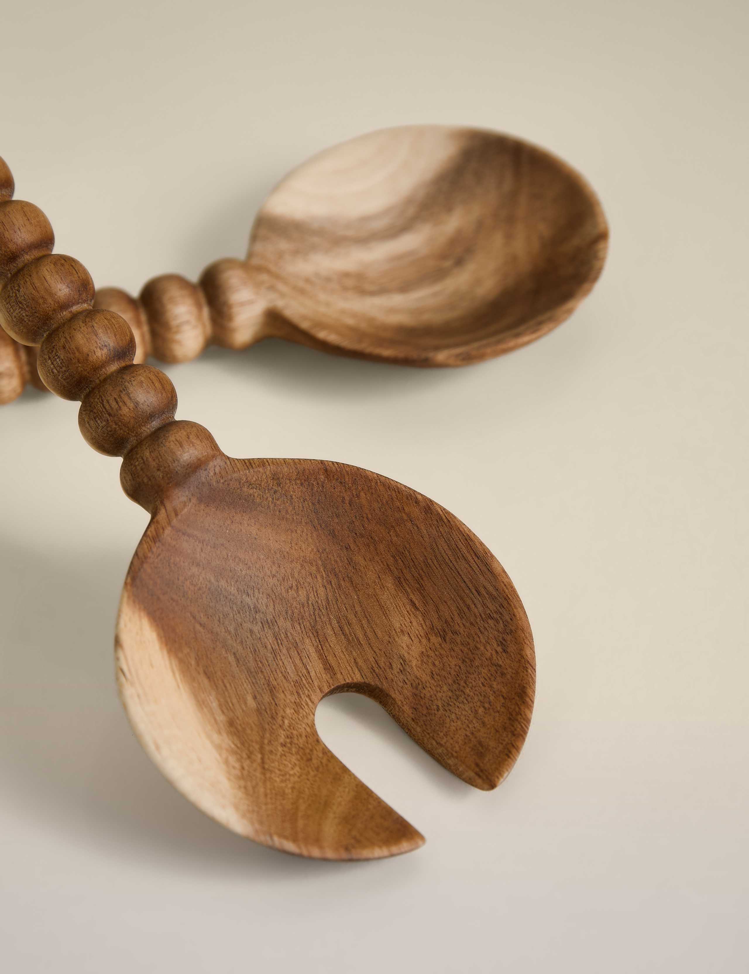 Wooden Salad Servers 2 of 3
